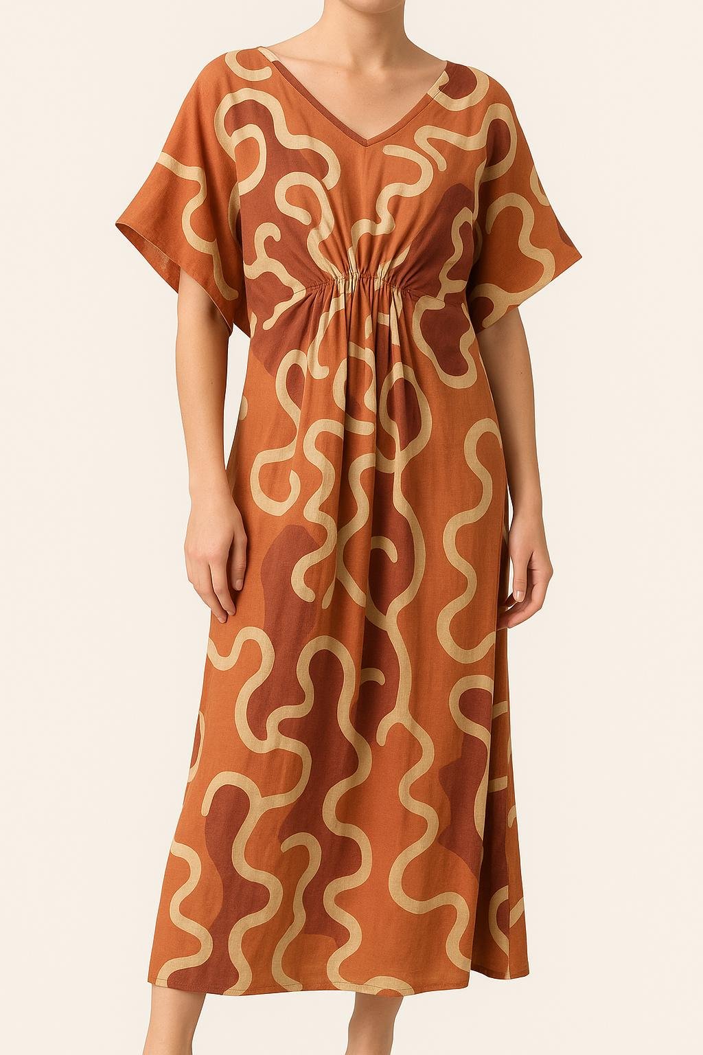 Long dress HEIMSTONE - Seconde Main Orange