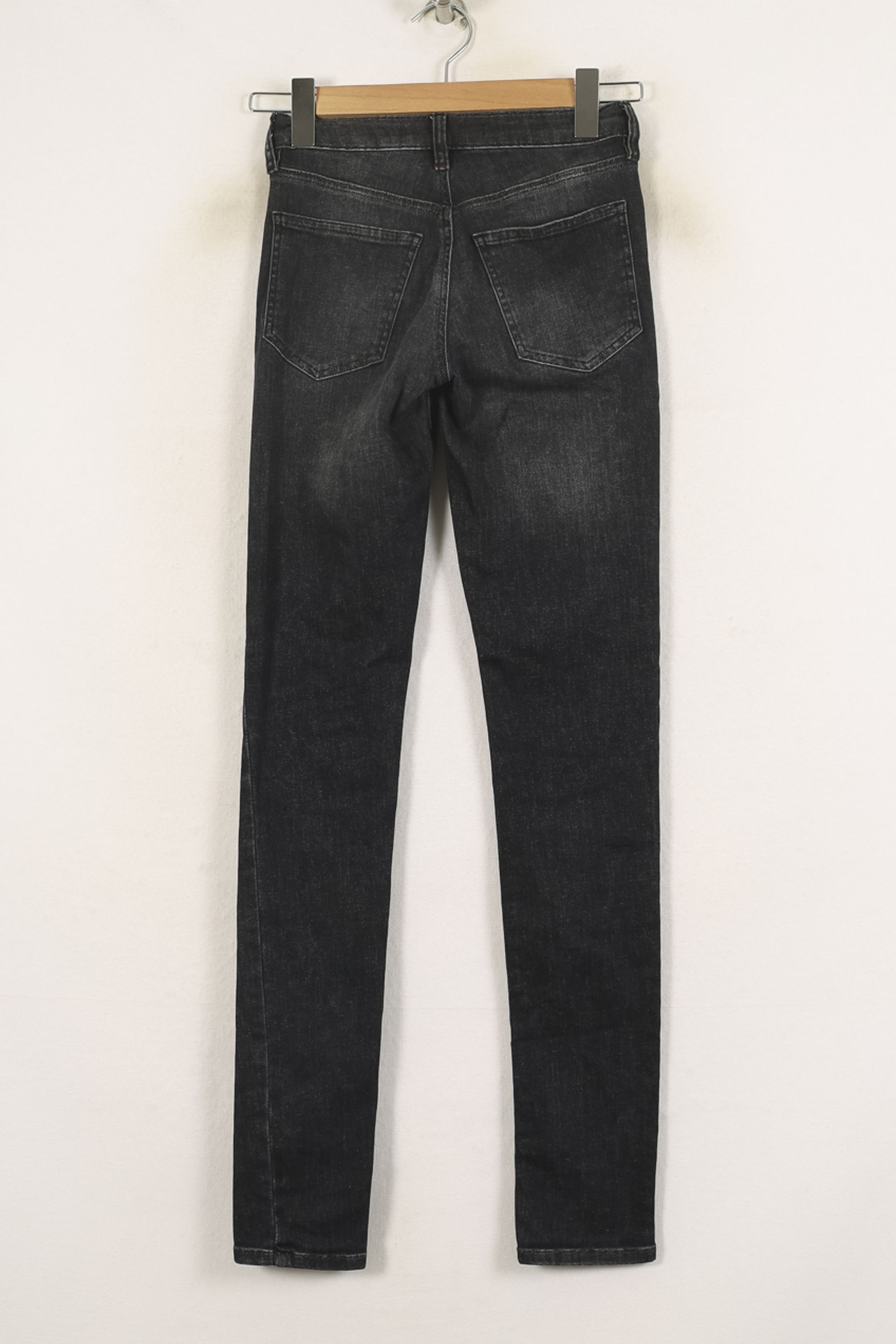 Cropped slim jeans with studs COMPTOIR DES COTONNIERS - Seconde main Black