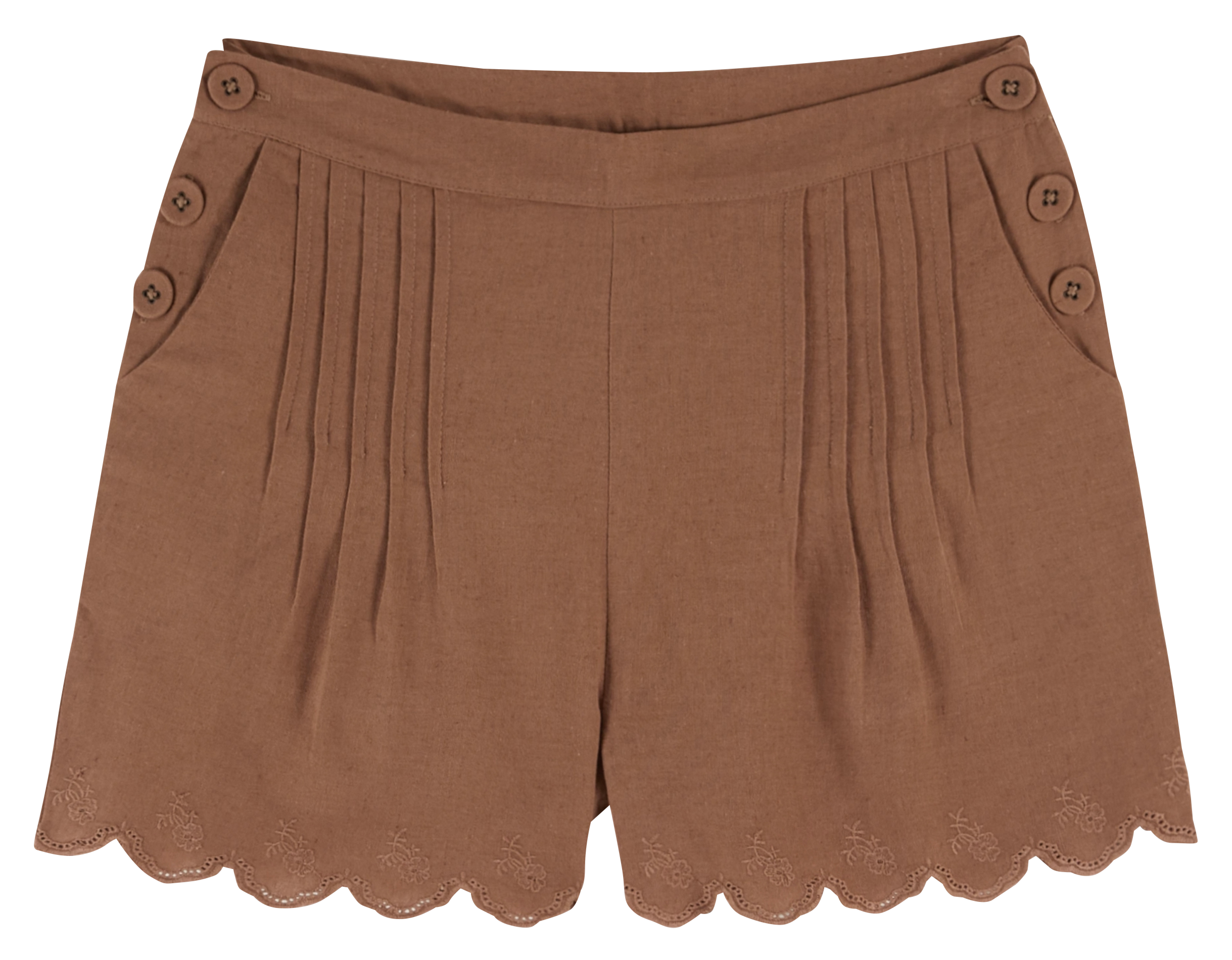 Cotton shorts Brown
