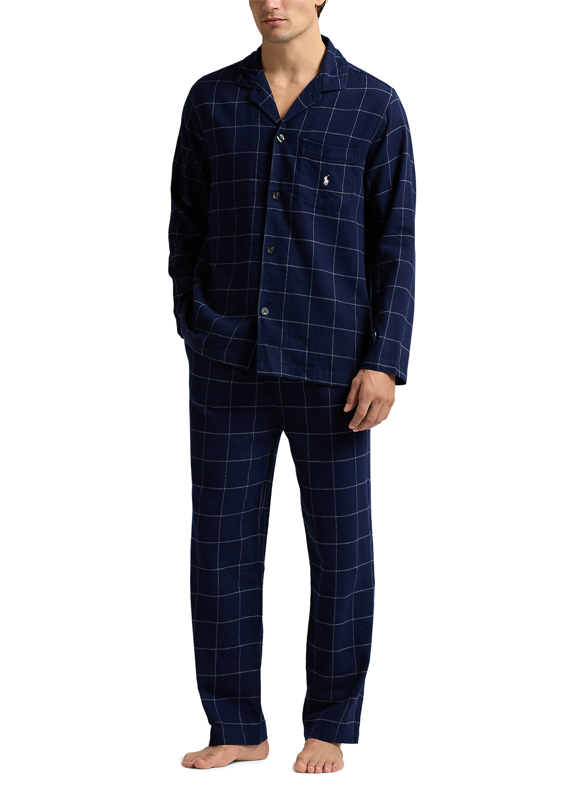 Ensemble de pyjama en coton POLO RALPH LAUREN Bleu