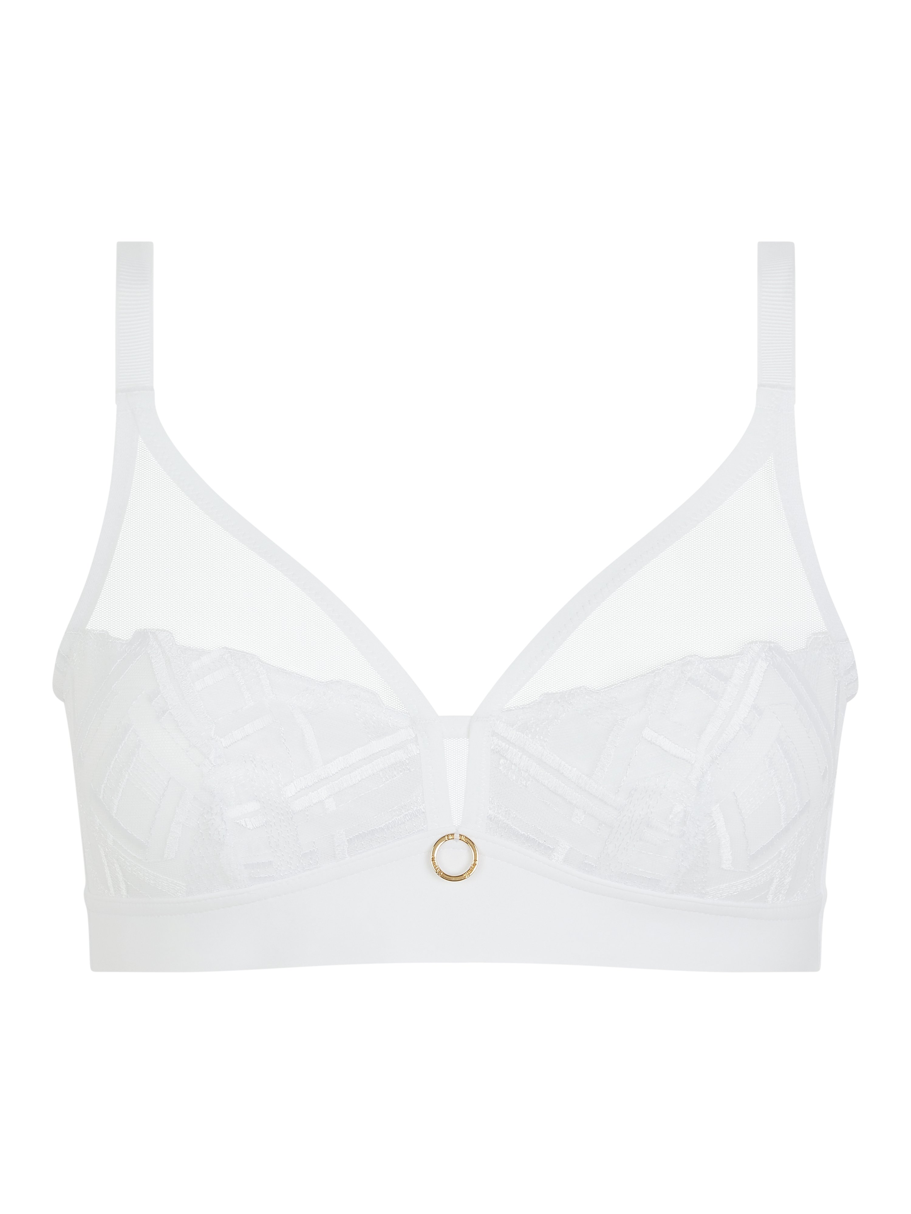 Non-wired support bra CHANTELLE White