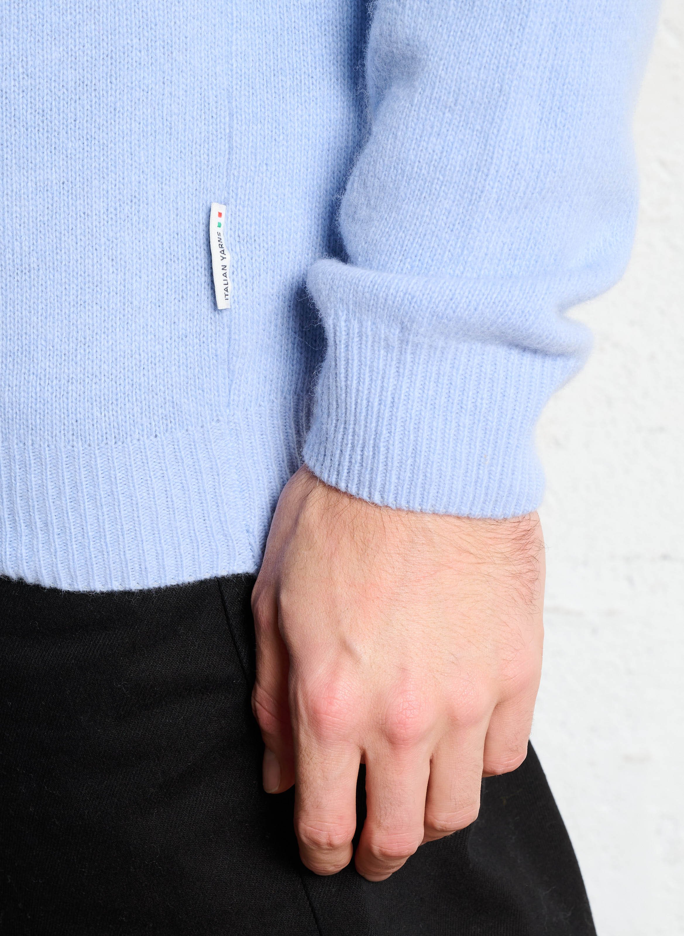 Alpaca wool sweater CASUAL FRIDAY Blue