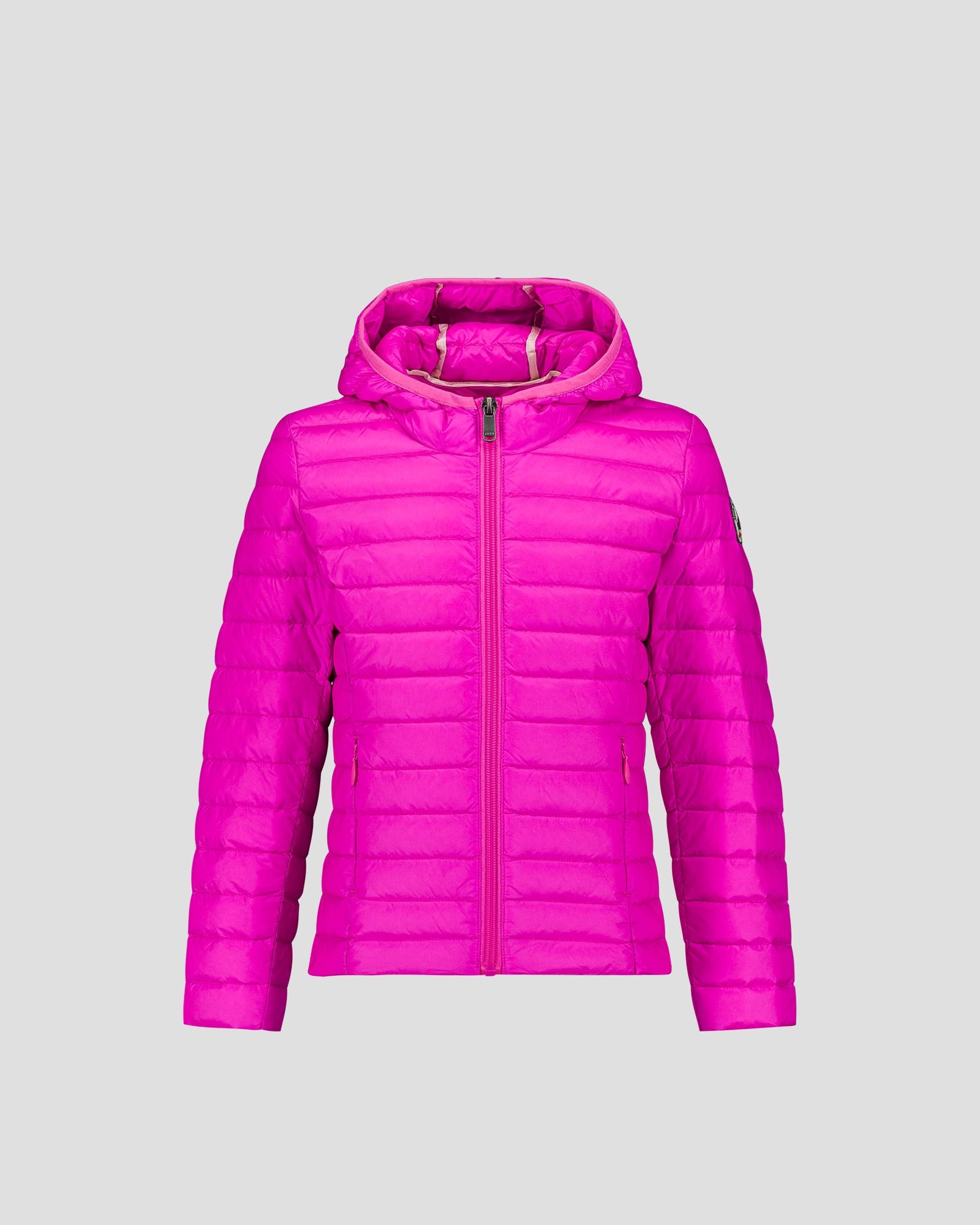 Carla lightweight hooded children's down jacket JOTT Pink