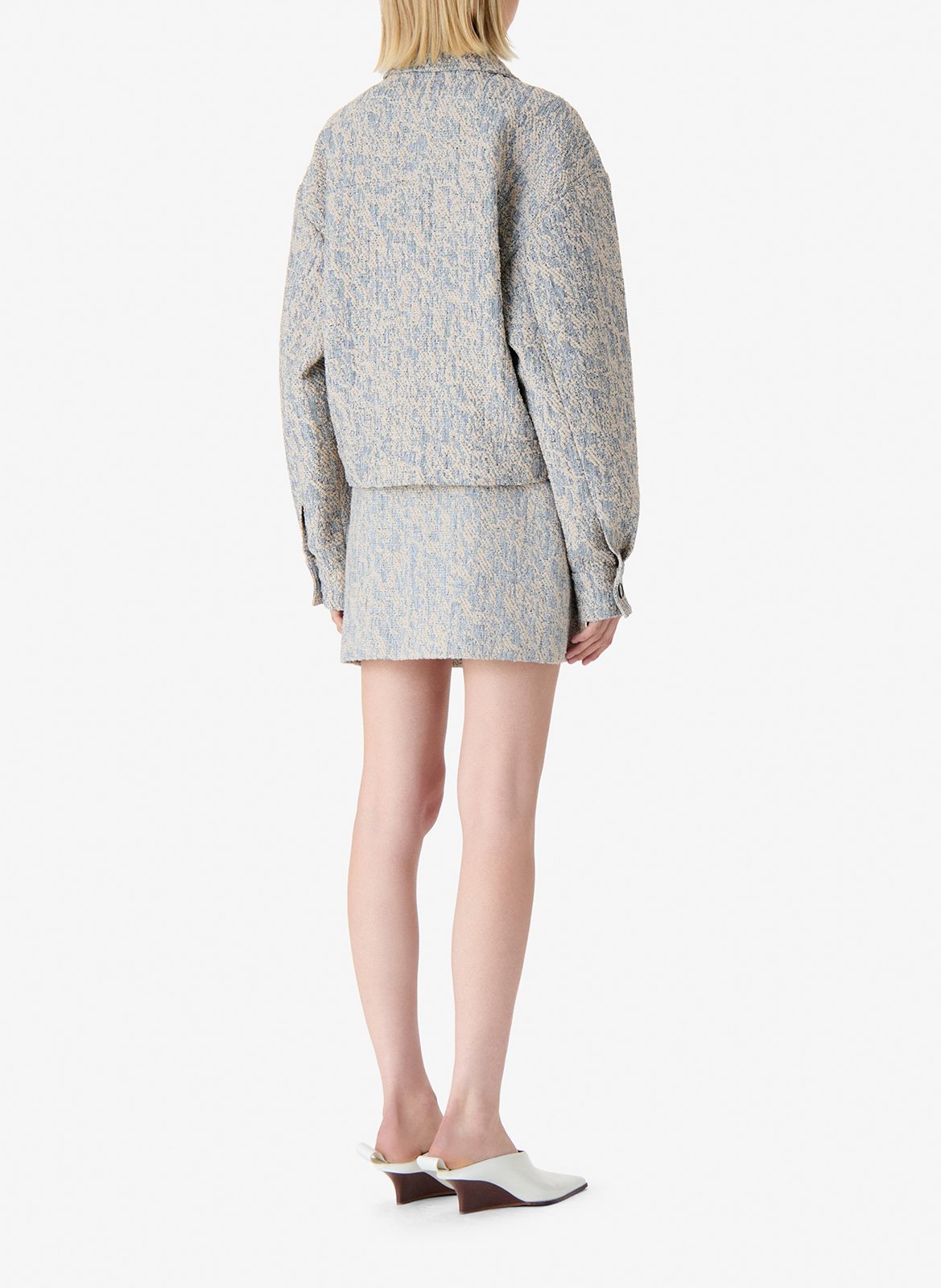 Veste ample boutonnée à tissu texturé IRO Beige