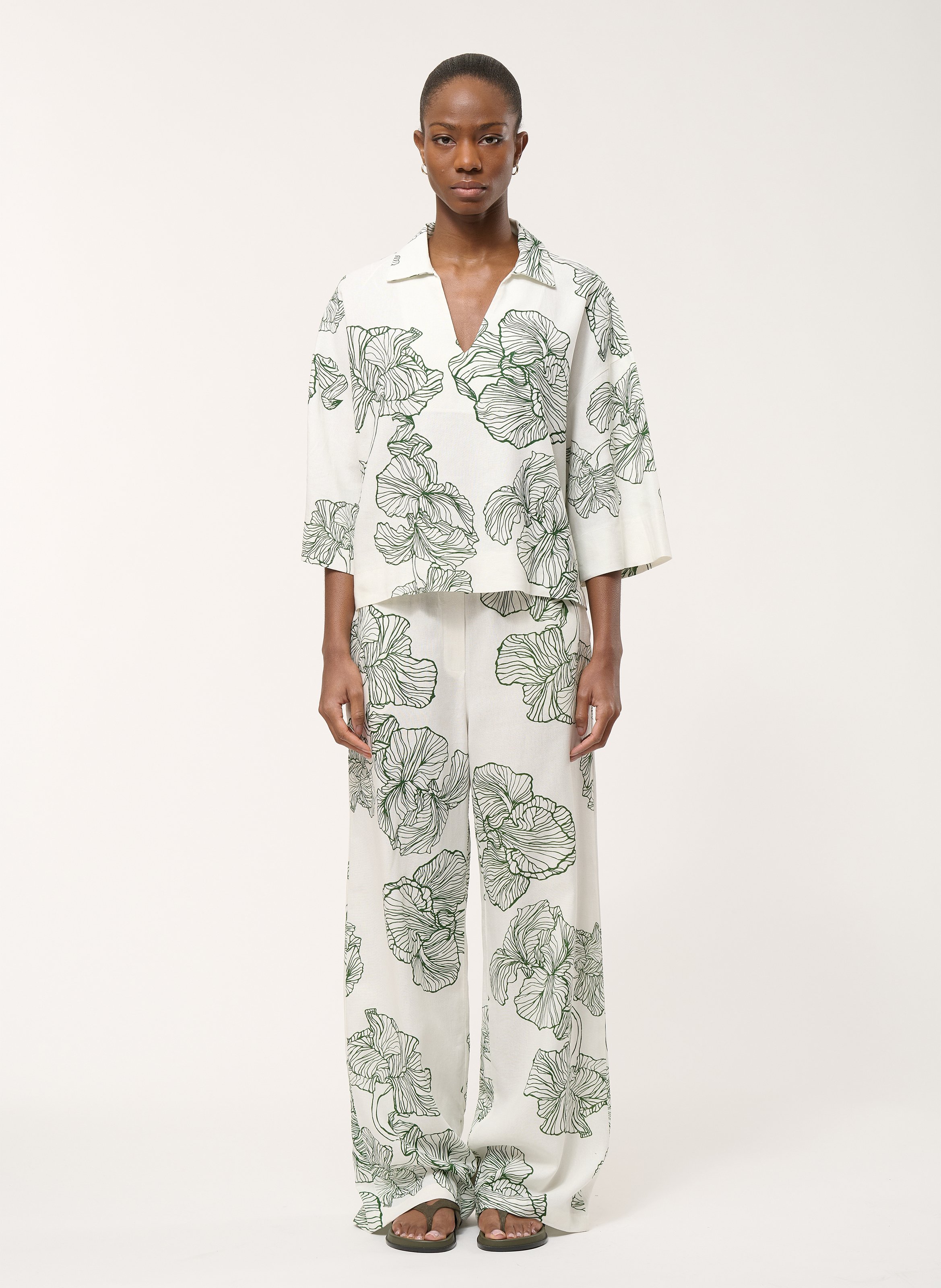 Pantalon large imprimé HUMILITY Multicolore