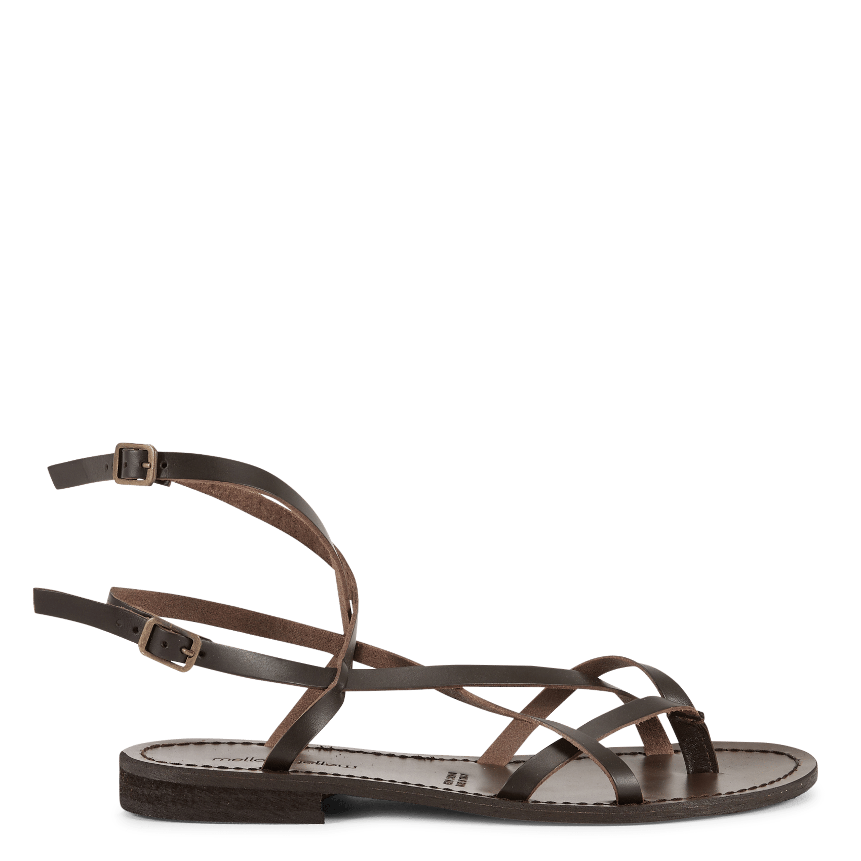 Alpargatas de piel planas MELLOW YELLOW Marron