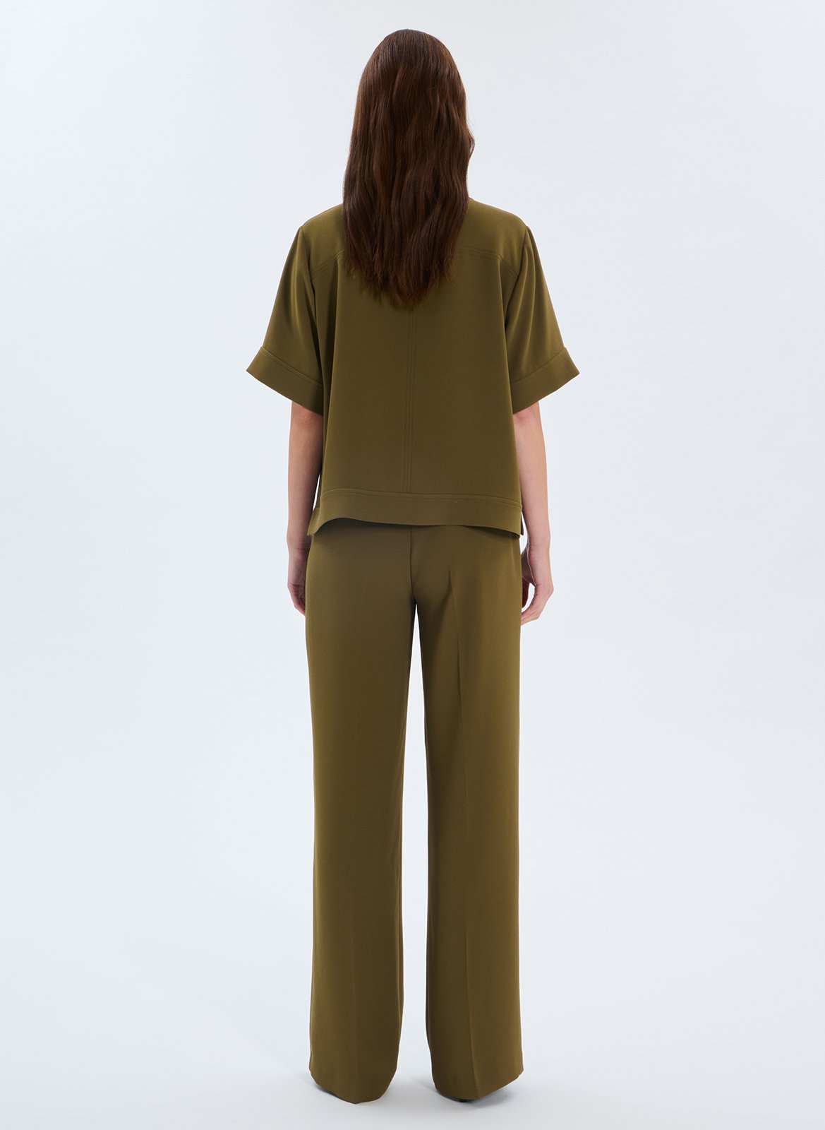 Top met ronde hals ZAPA Groen