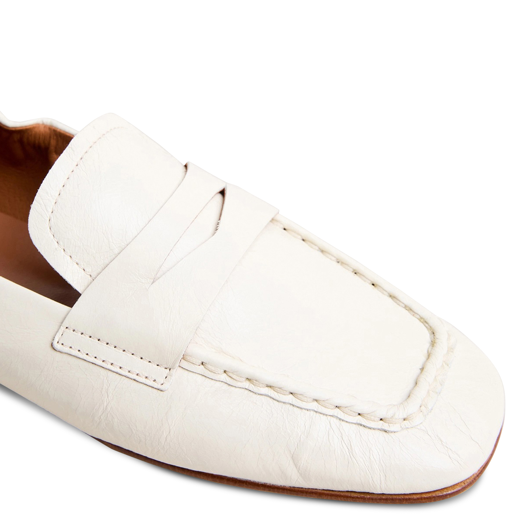 Mocassins en cuir JONAK Blanc