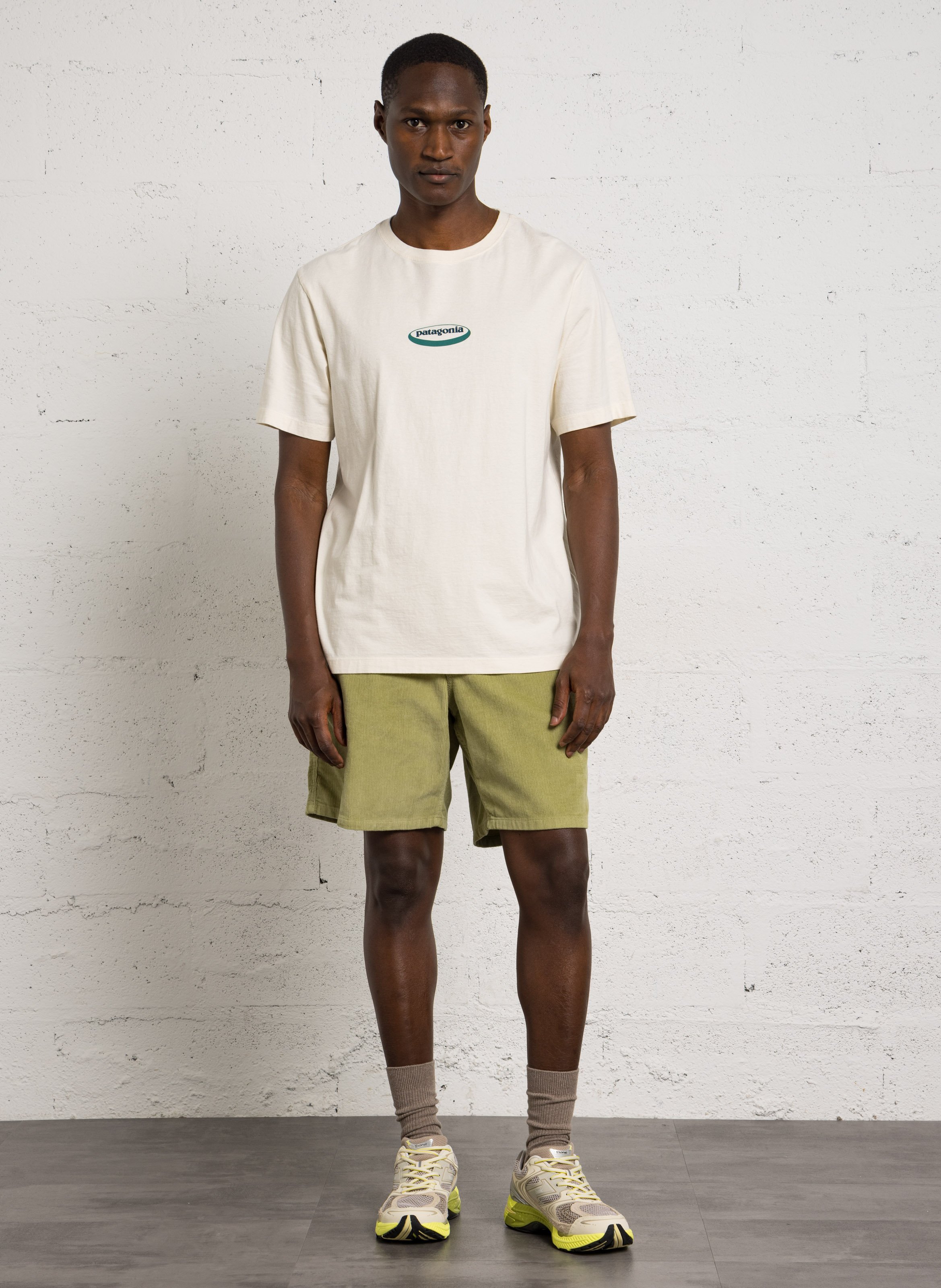 Rundhals-T-Shirt aus Bio-Baumwolle PATAGONIA Beige