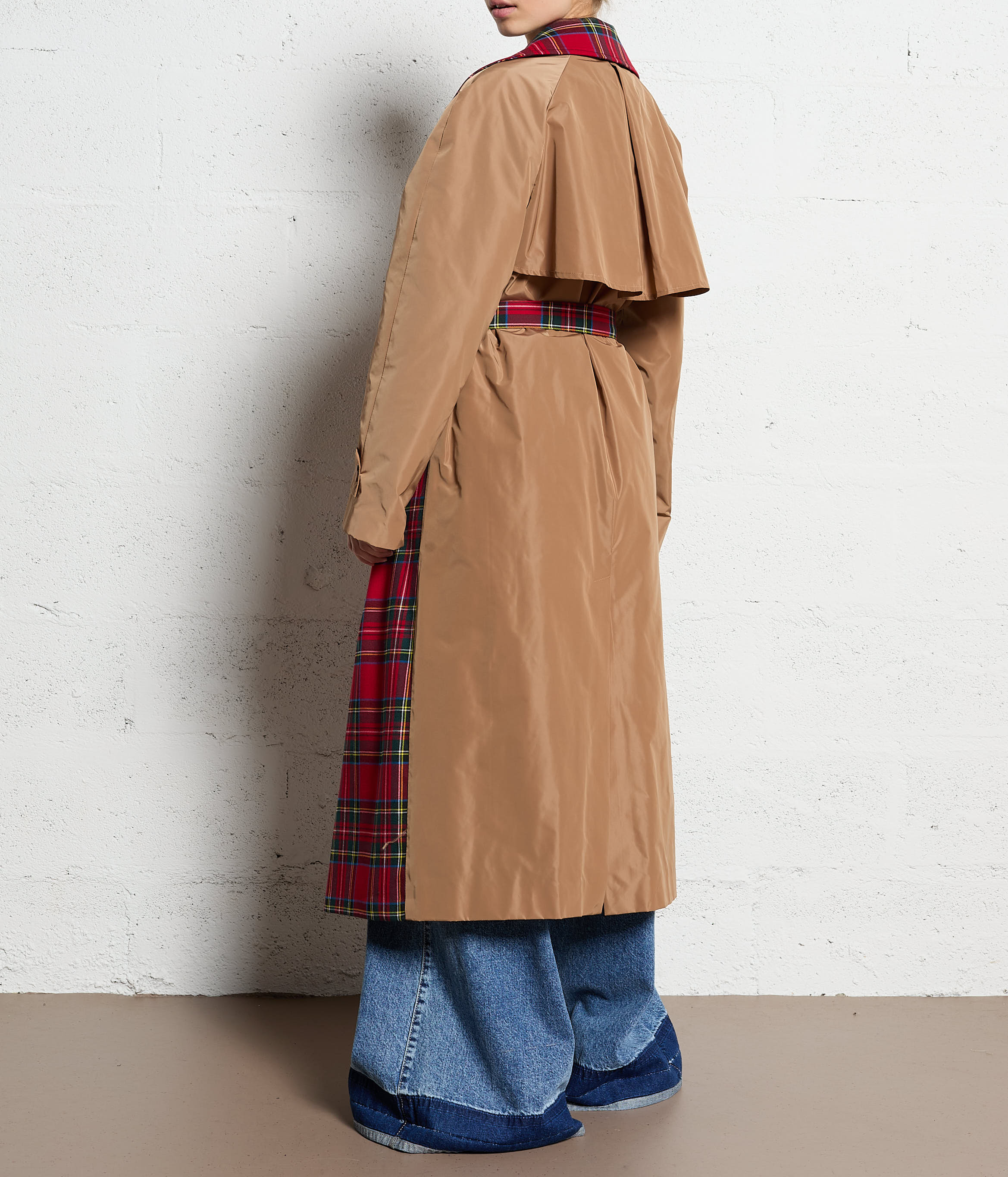 Trench coat with tailored collar IMPERIAL Multicolored