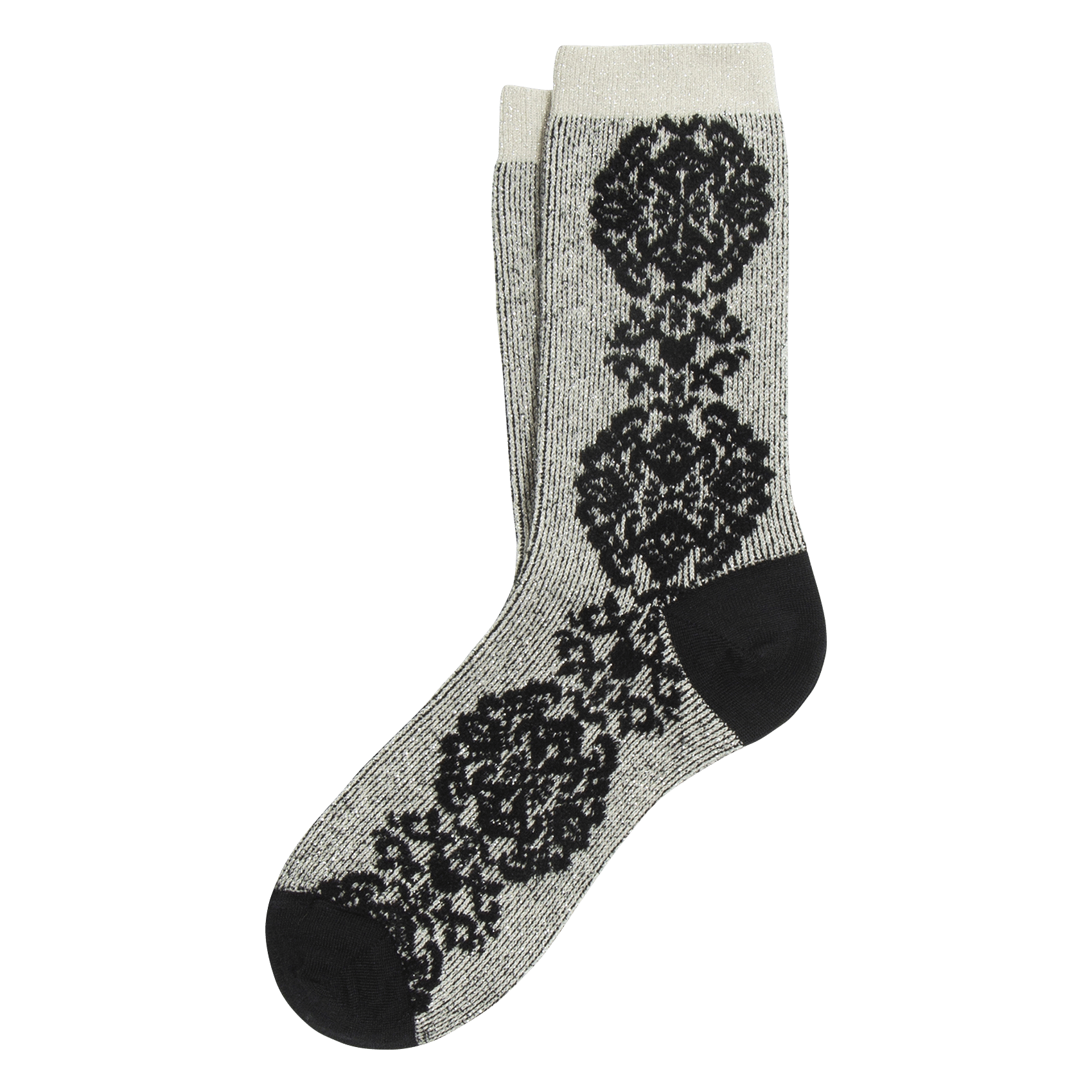 Chaussettes brodées ANT45 Blanc