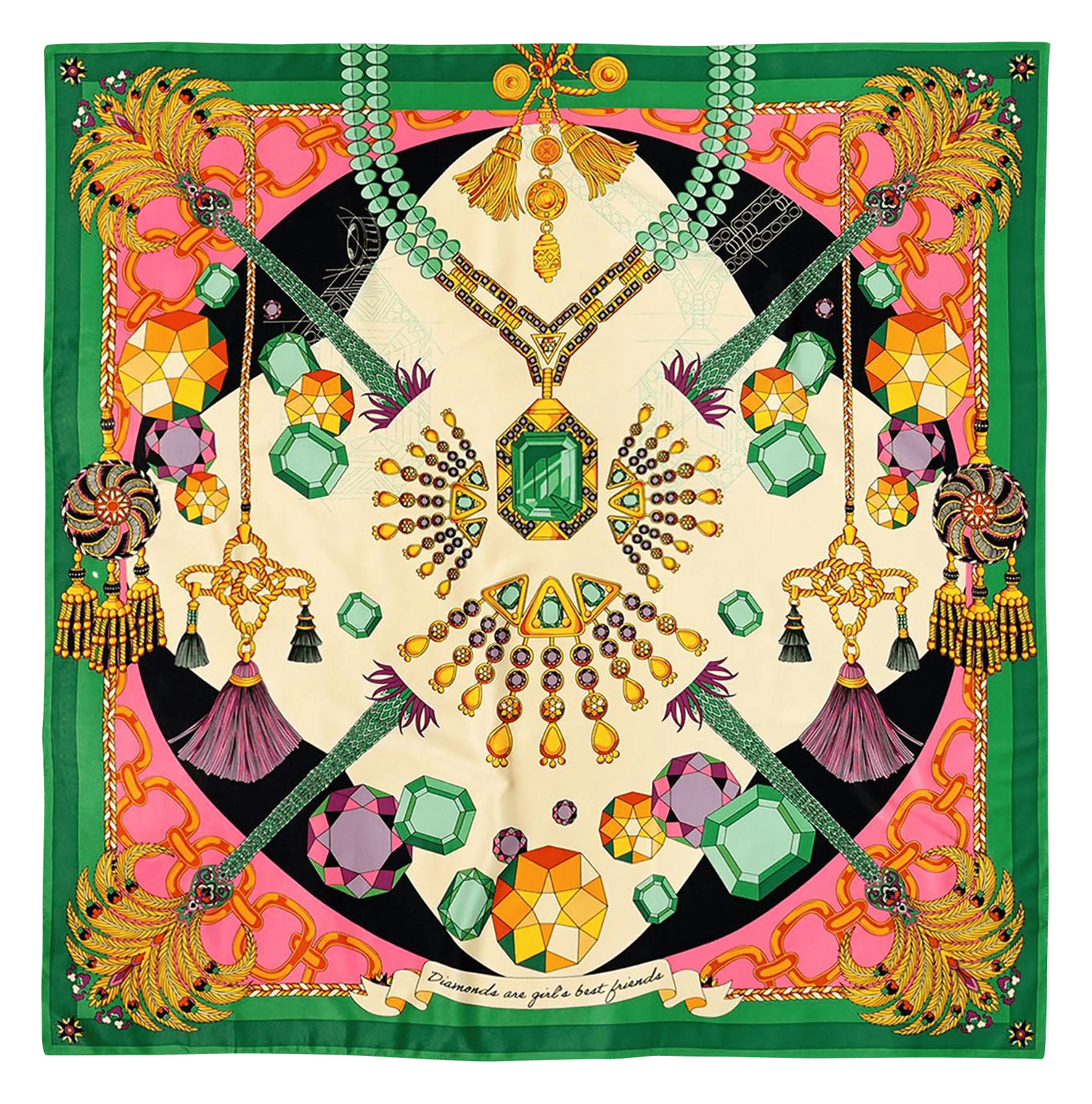 Foulard imprimé WILD Vert