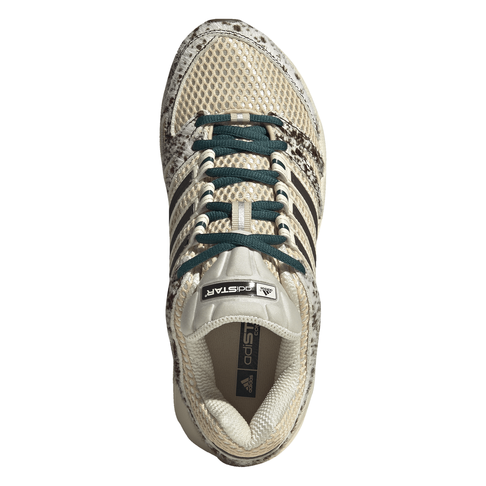 Geweven leren sneakers ADIDAS Wit