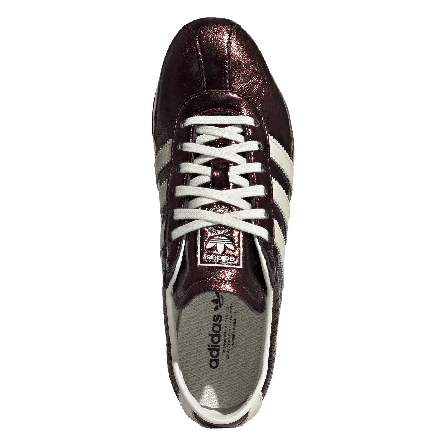Baskets basses métallisées ADIDAS Marron