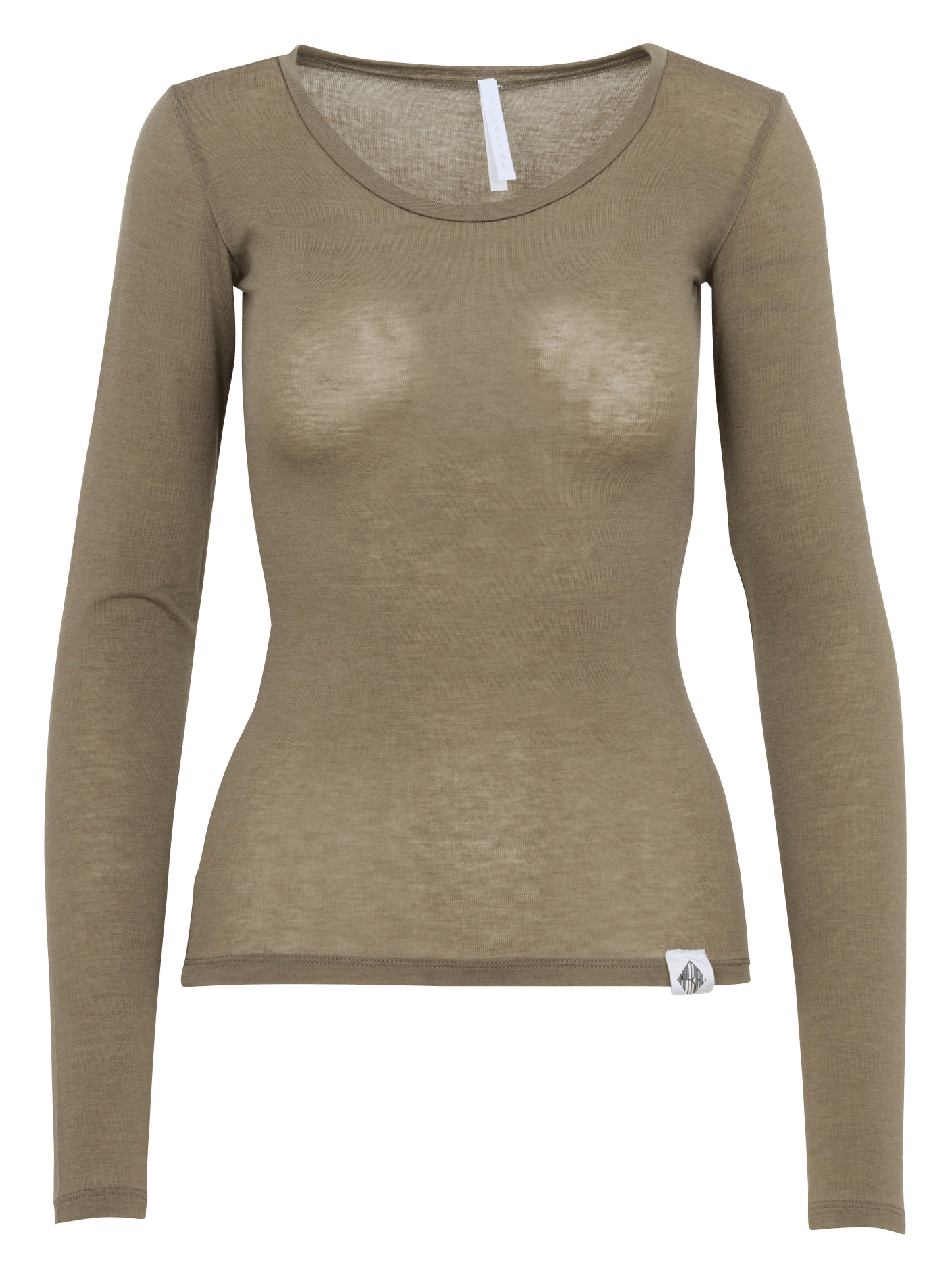 Round-neck wool-blend T-shirt IMPERIAL