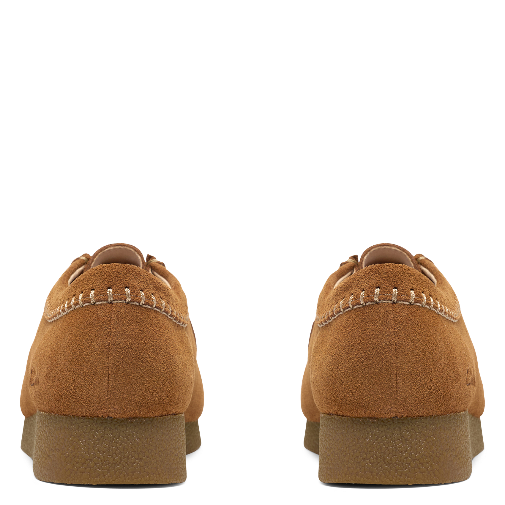 Lace-up leather mid-calf boots CLARKS Orange