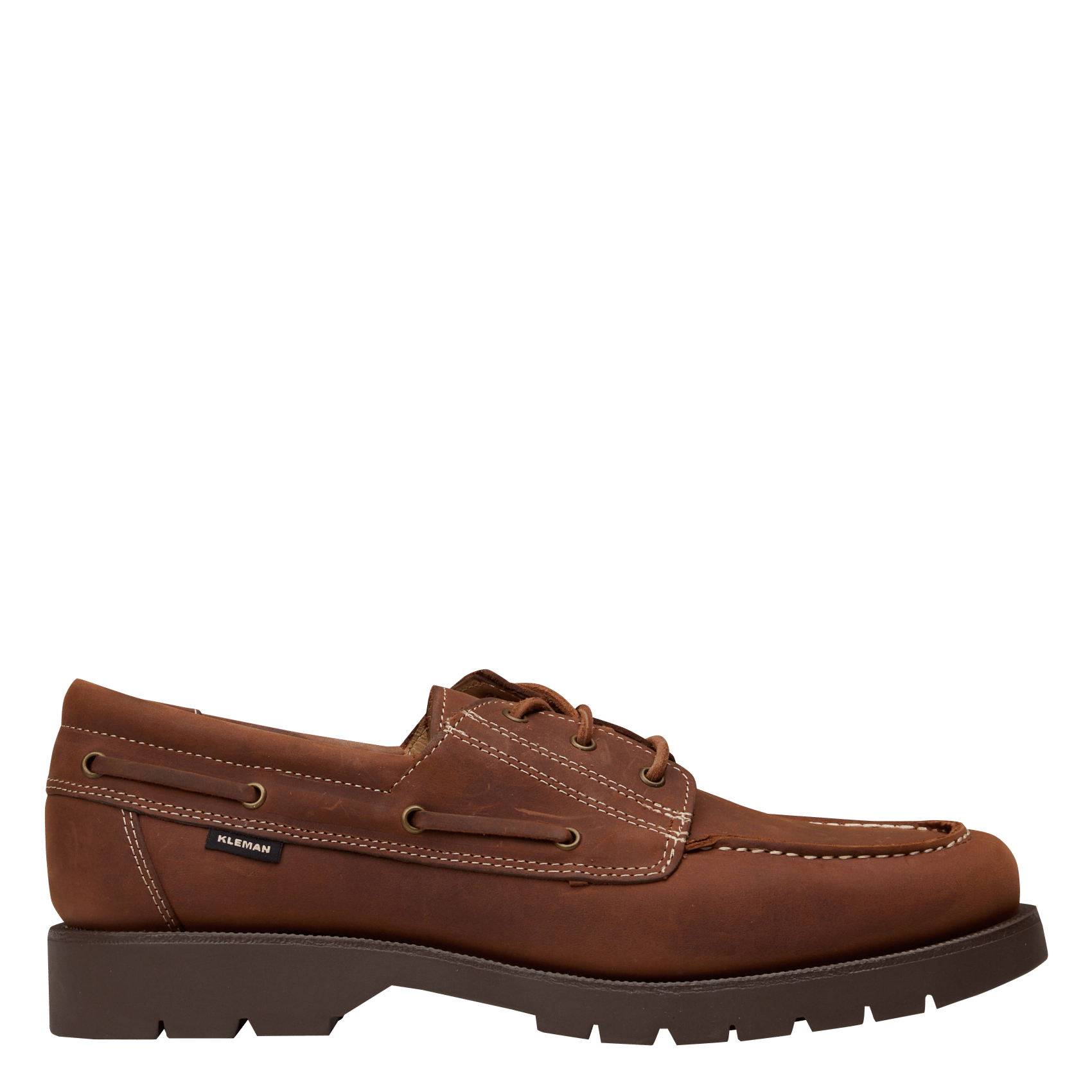 Derbies en cuir KLEMAN Marron