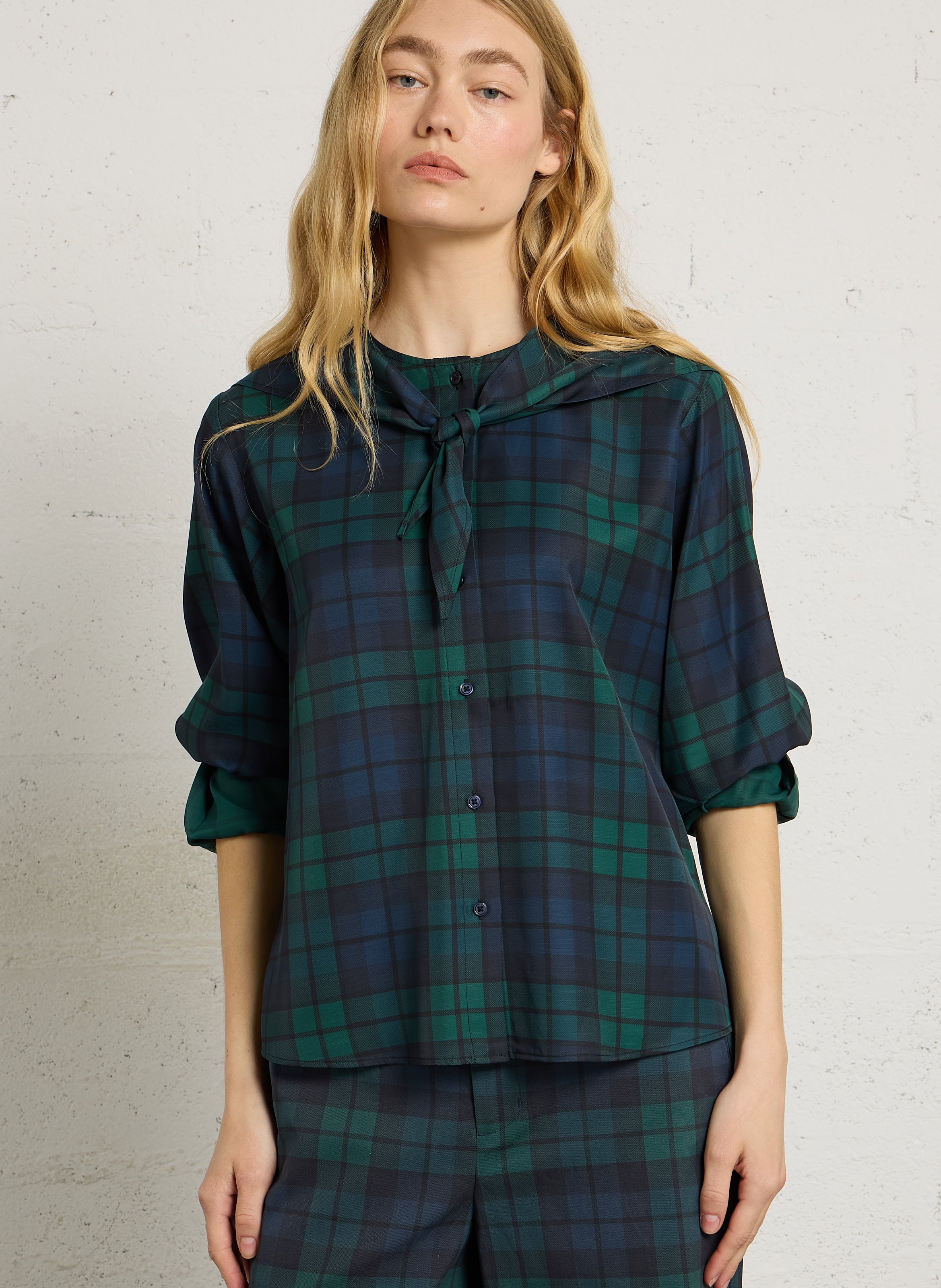 Round-neck blouse THE TINY BIG SISTER Multicolored