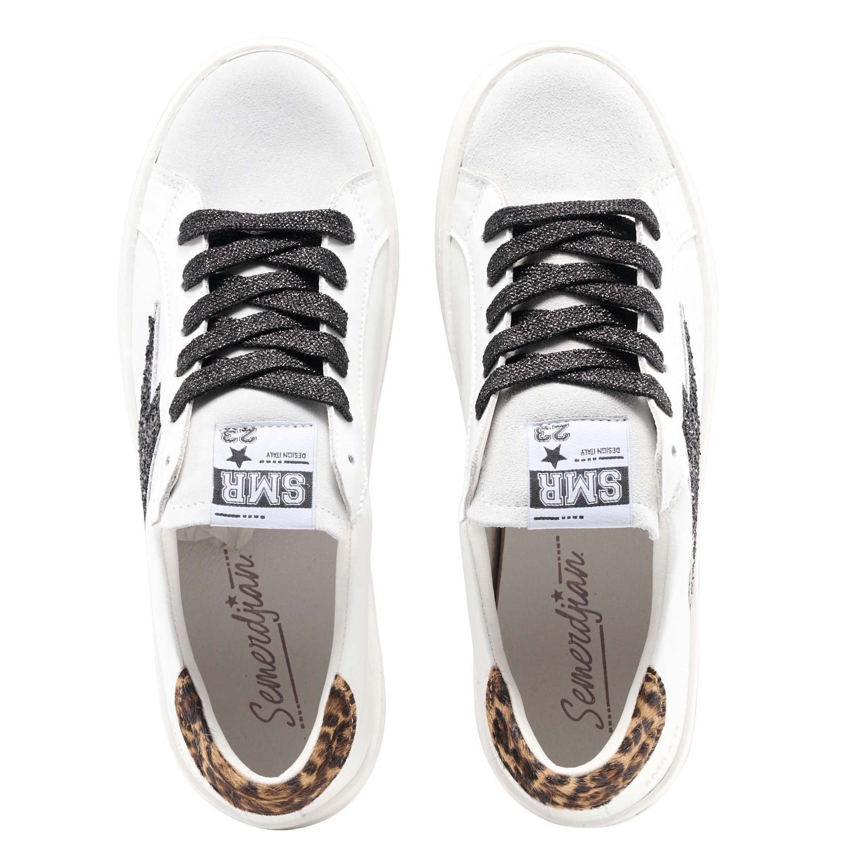 Lage sneakers met vetersluiting SEMERDJIAN - SMR Wit