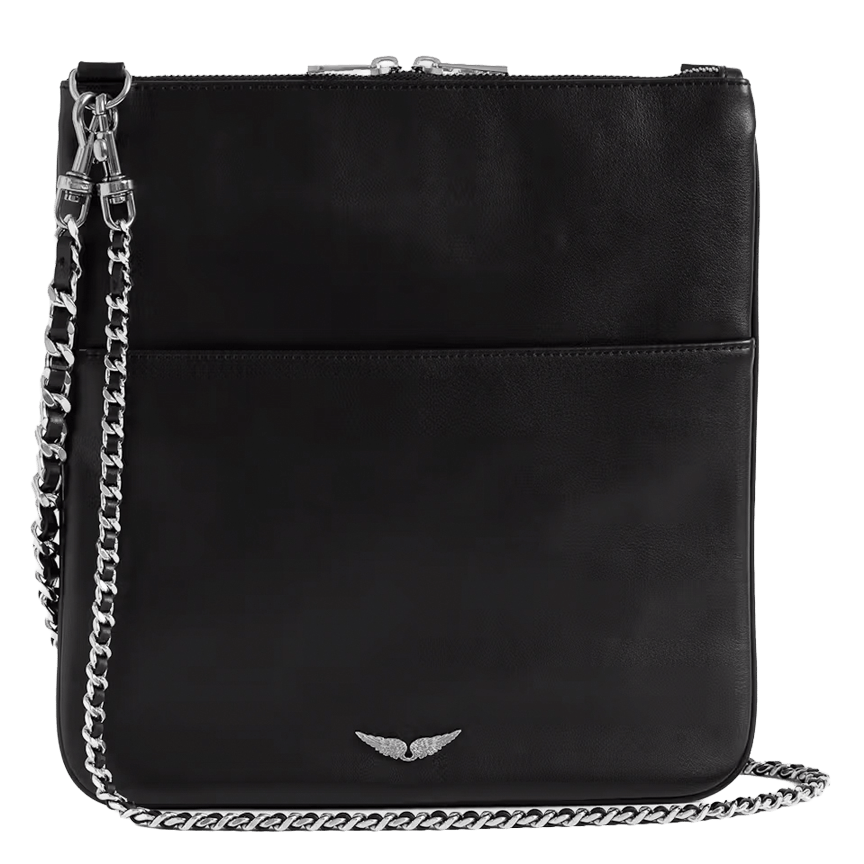 Handtas van leer ZADIG&VOLTAIRE Zwart