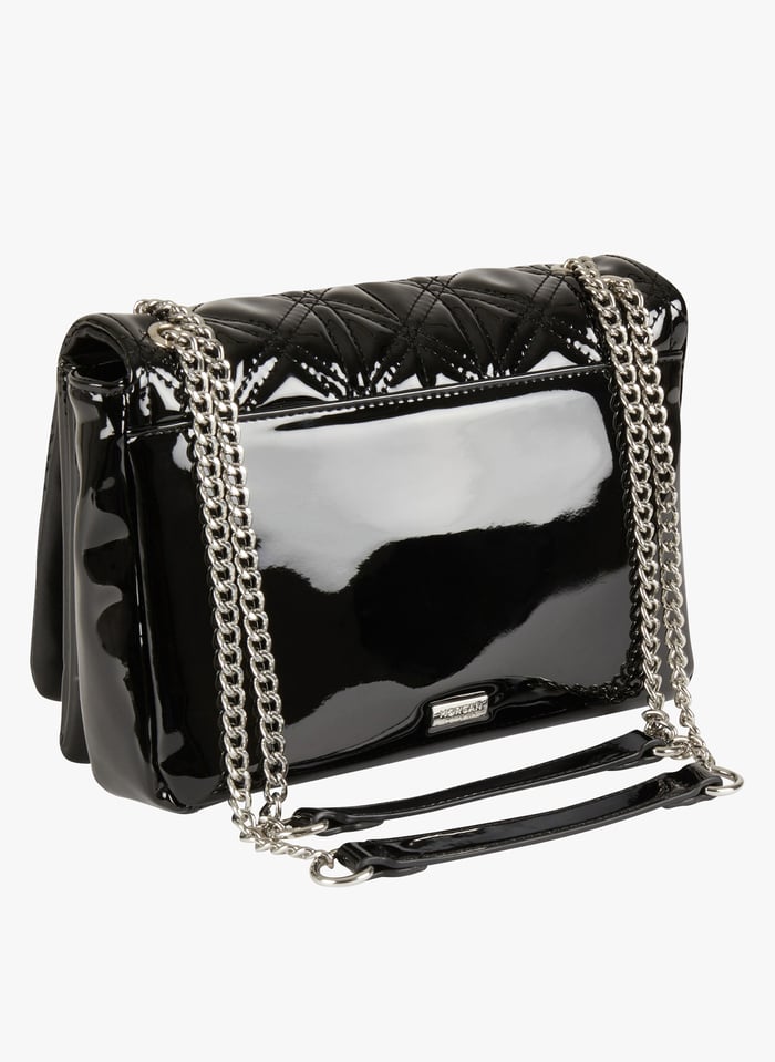 Pochette noir vernis best sale