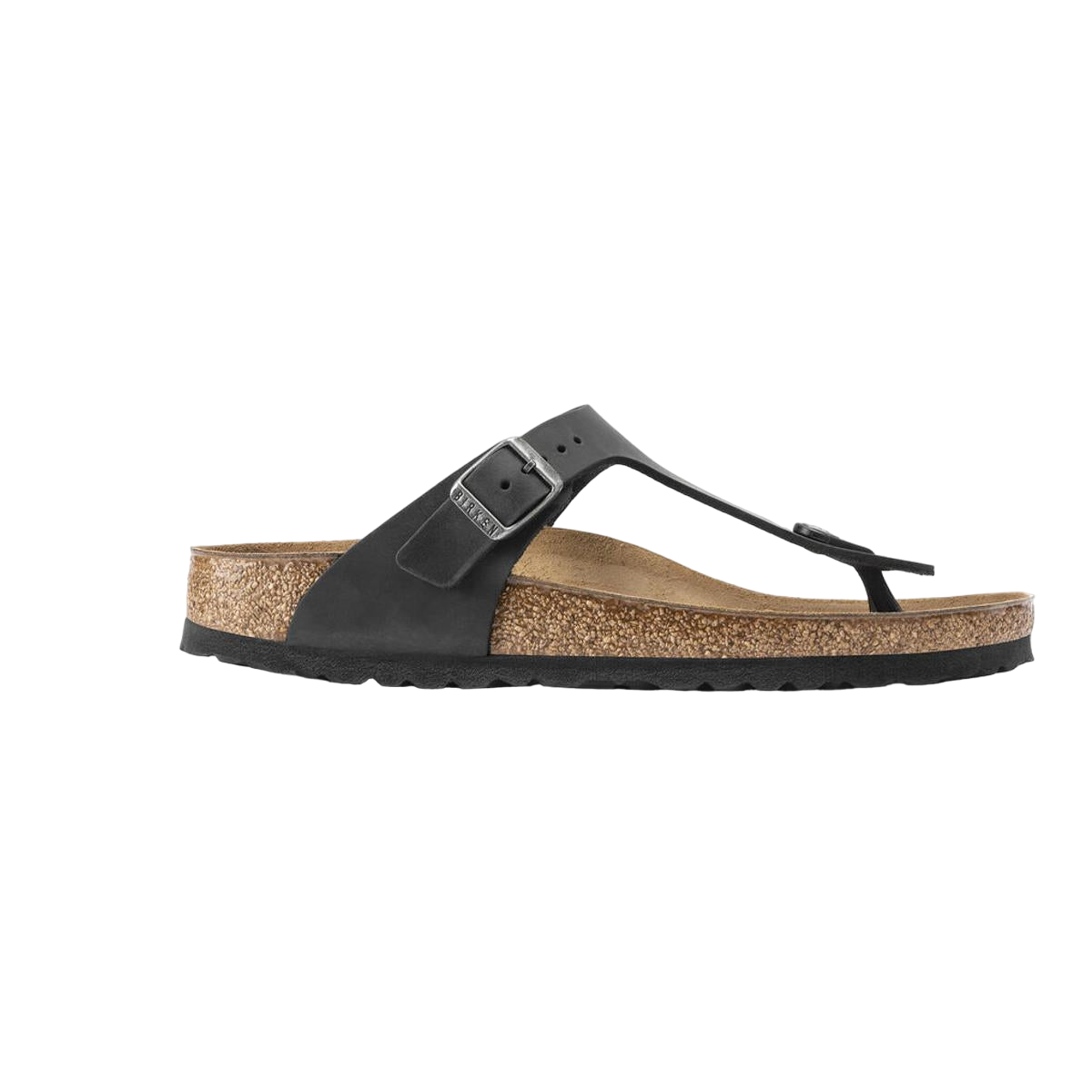 Faux leather sandals BIRKENSTOCK Black