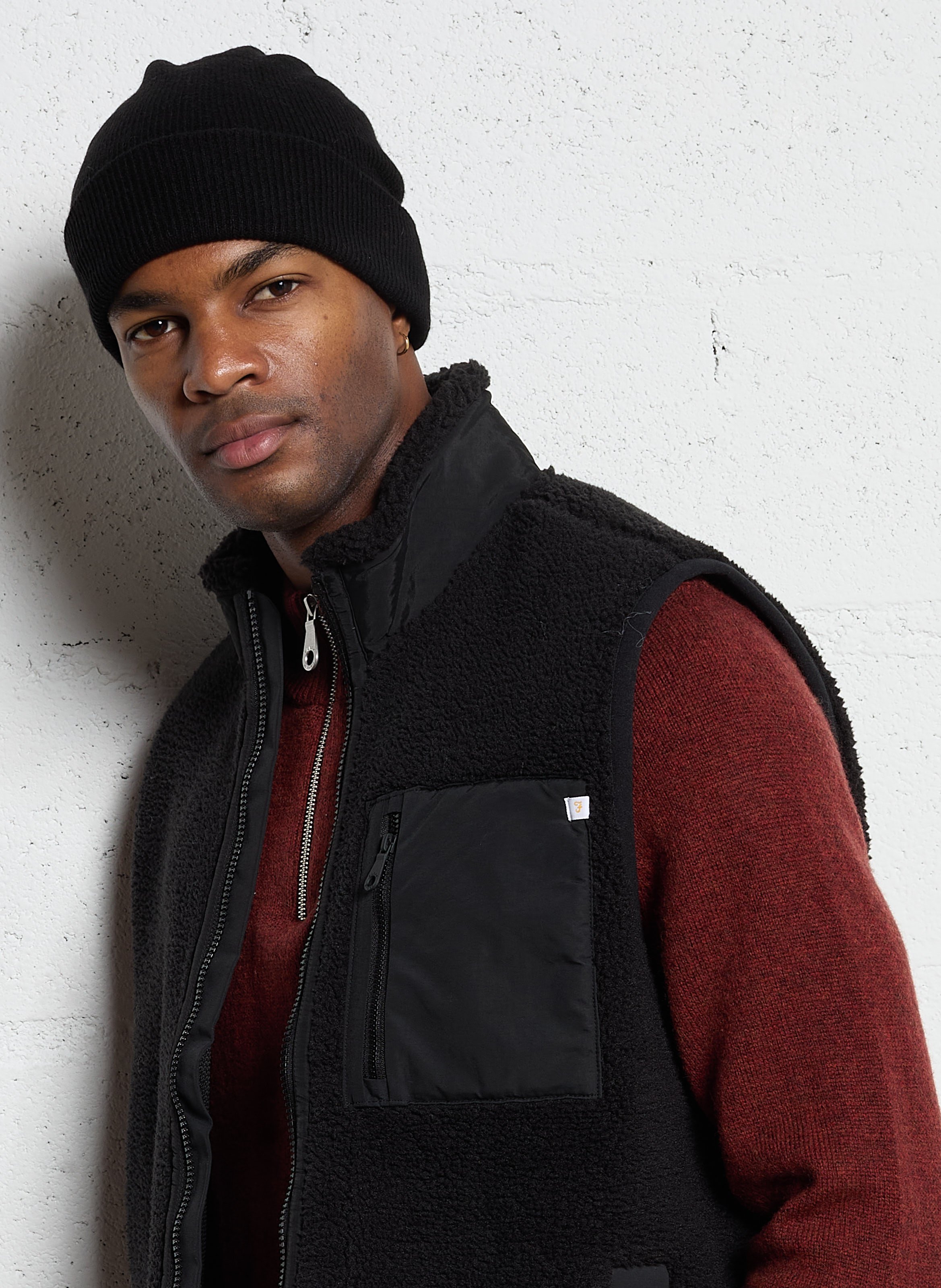 Bonnet en cachemire SAISON 1865 Black