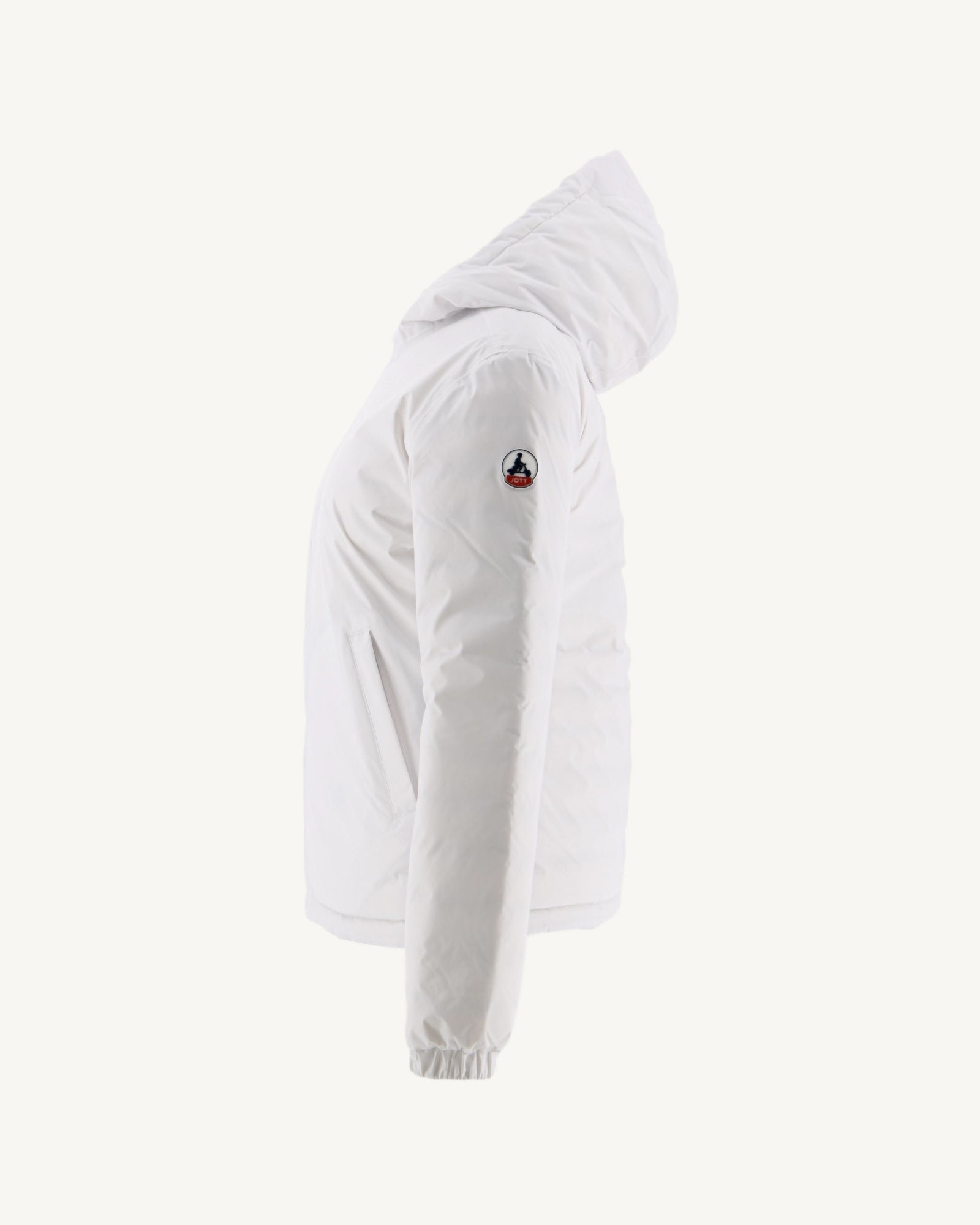 Reversible hooded puffer jacket JOTT White