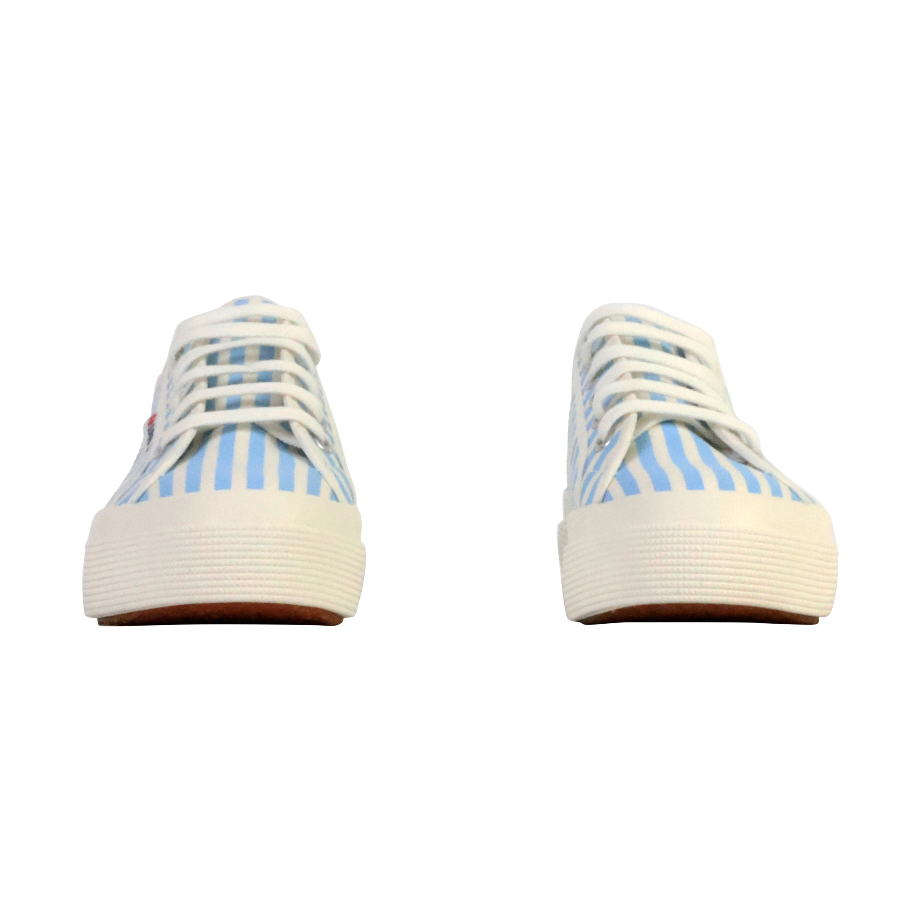 Superga Stripes Print Lace-Up Sneakers SUPERGA Blue