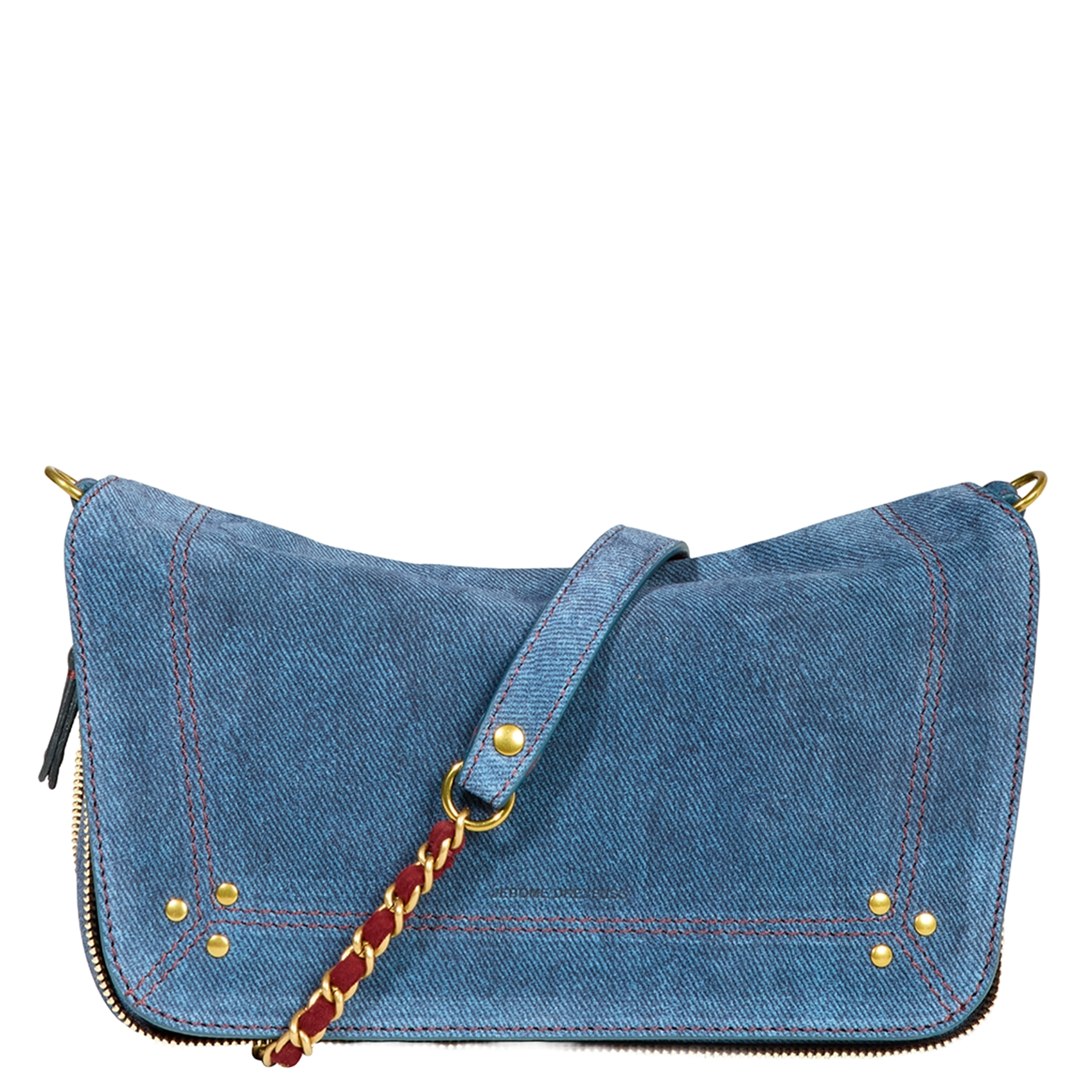 Denim shoulder bag JEROME DREYFUSS Blue