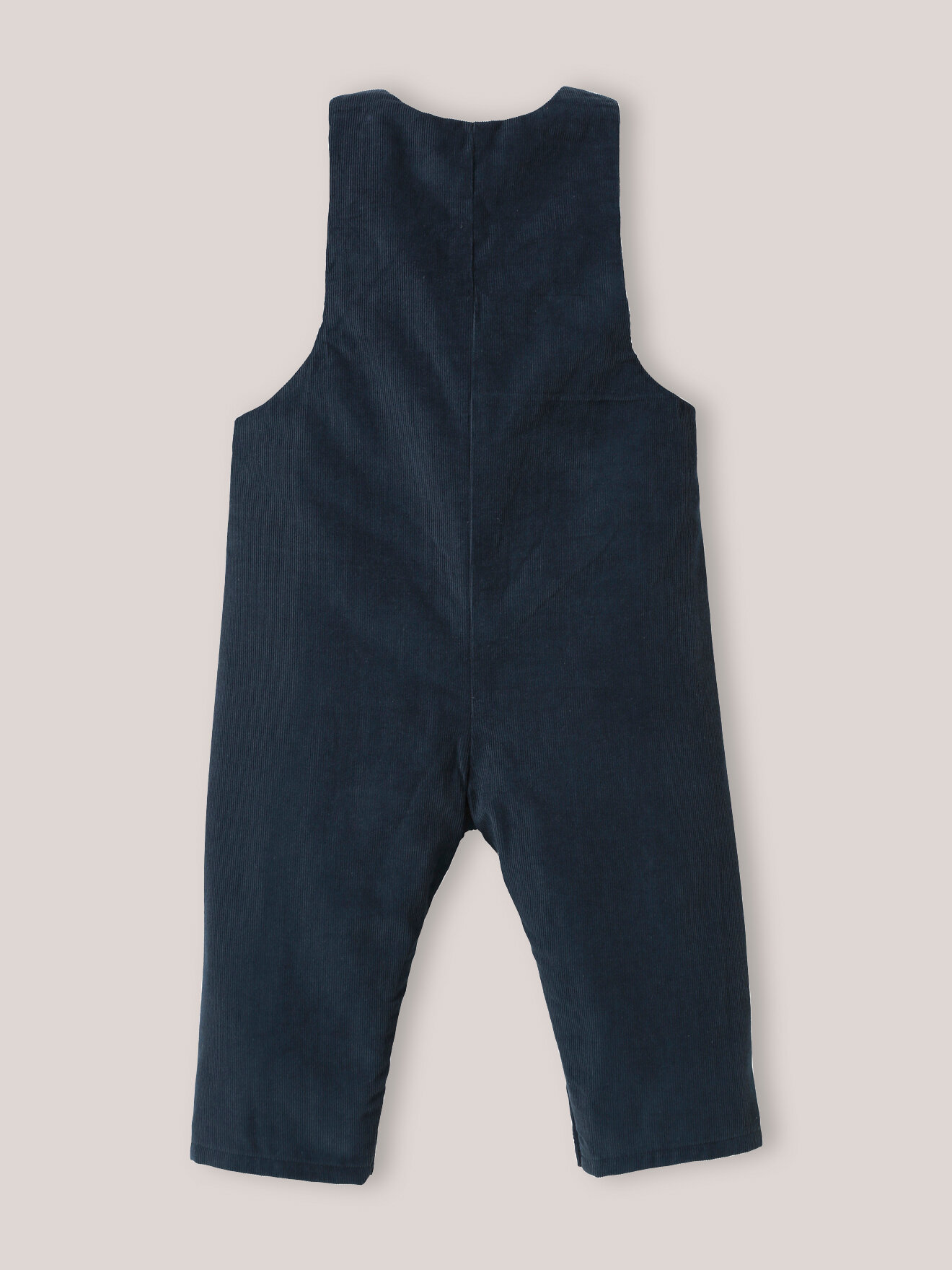 Quilted velvet overalls CYRILLUS Blue