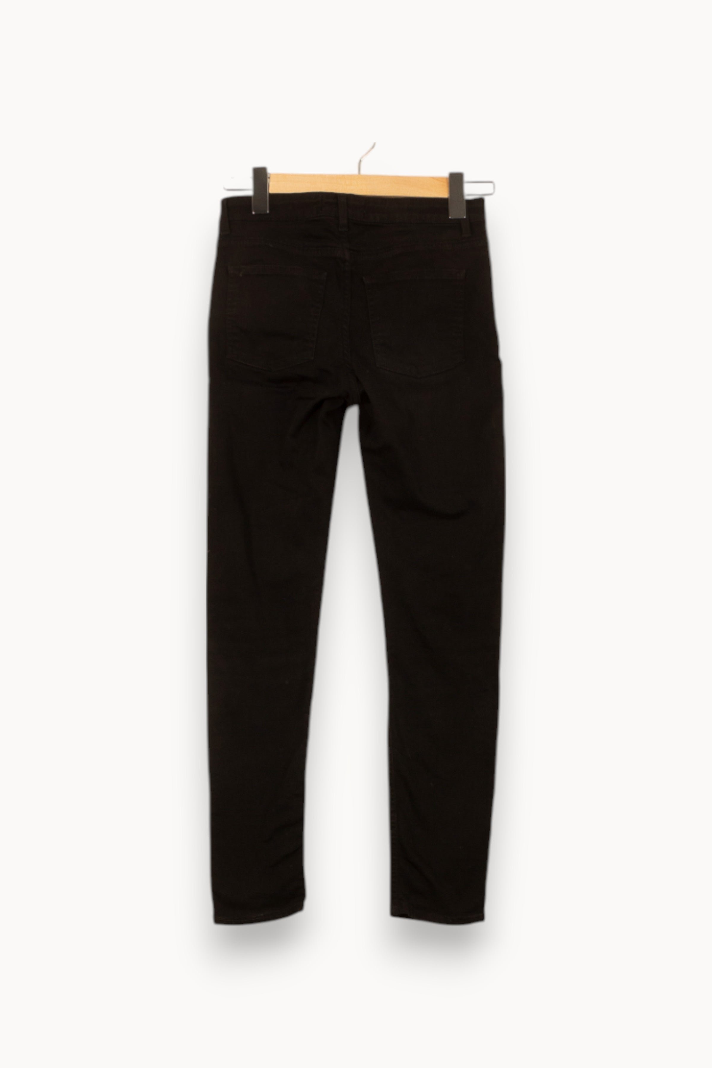 Cropped slim jeans with studs ACNE STUDIOS - Seconde Main Black