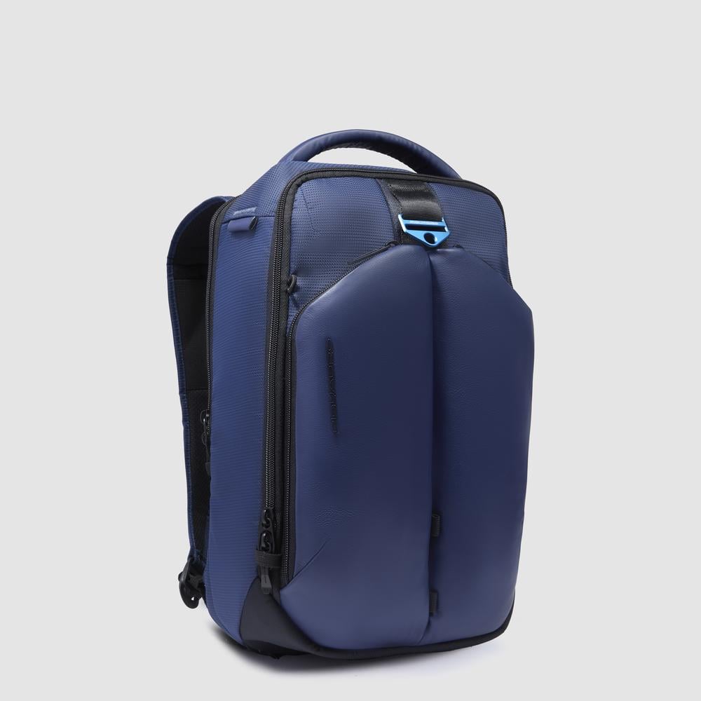 Travel backpack for 14-inch laptop PIQUADRO Blue