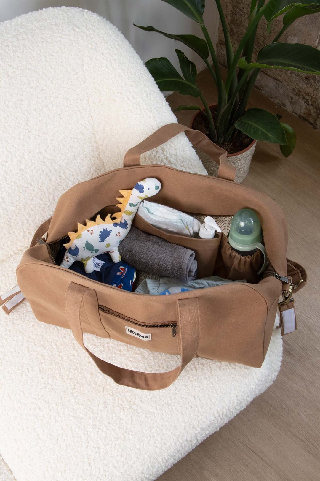 Basile diaper bag HINDBAG Brown