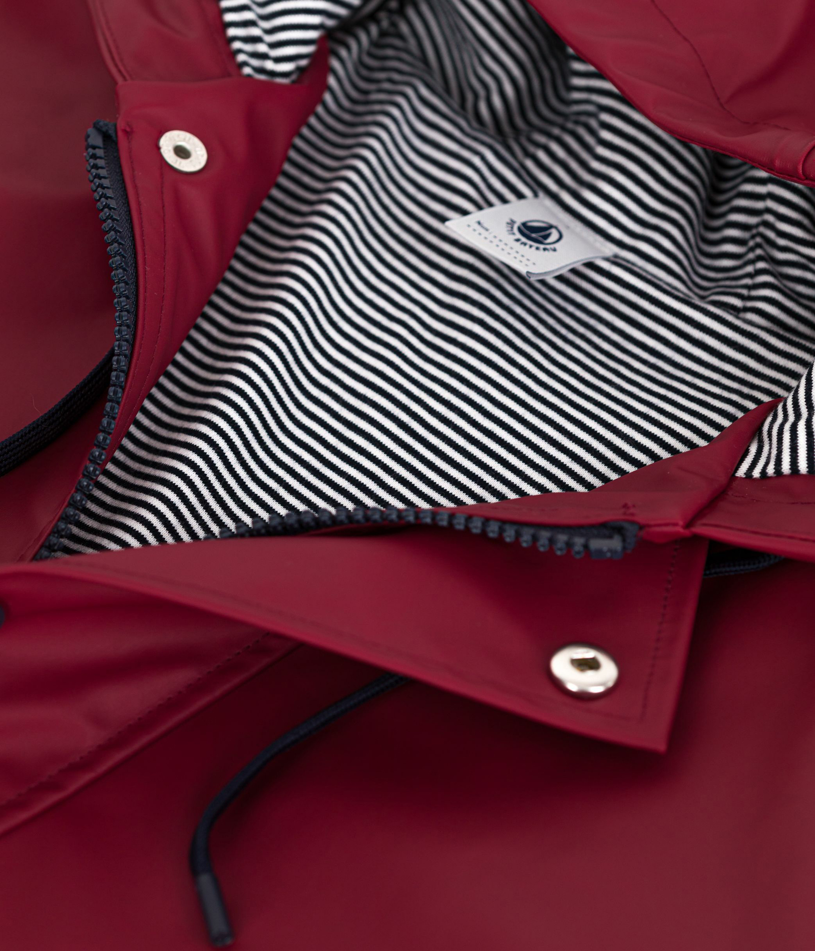 Windjacke mit Kapuze PETIT BATEAU Rot