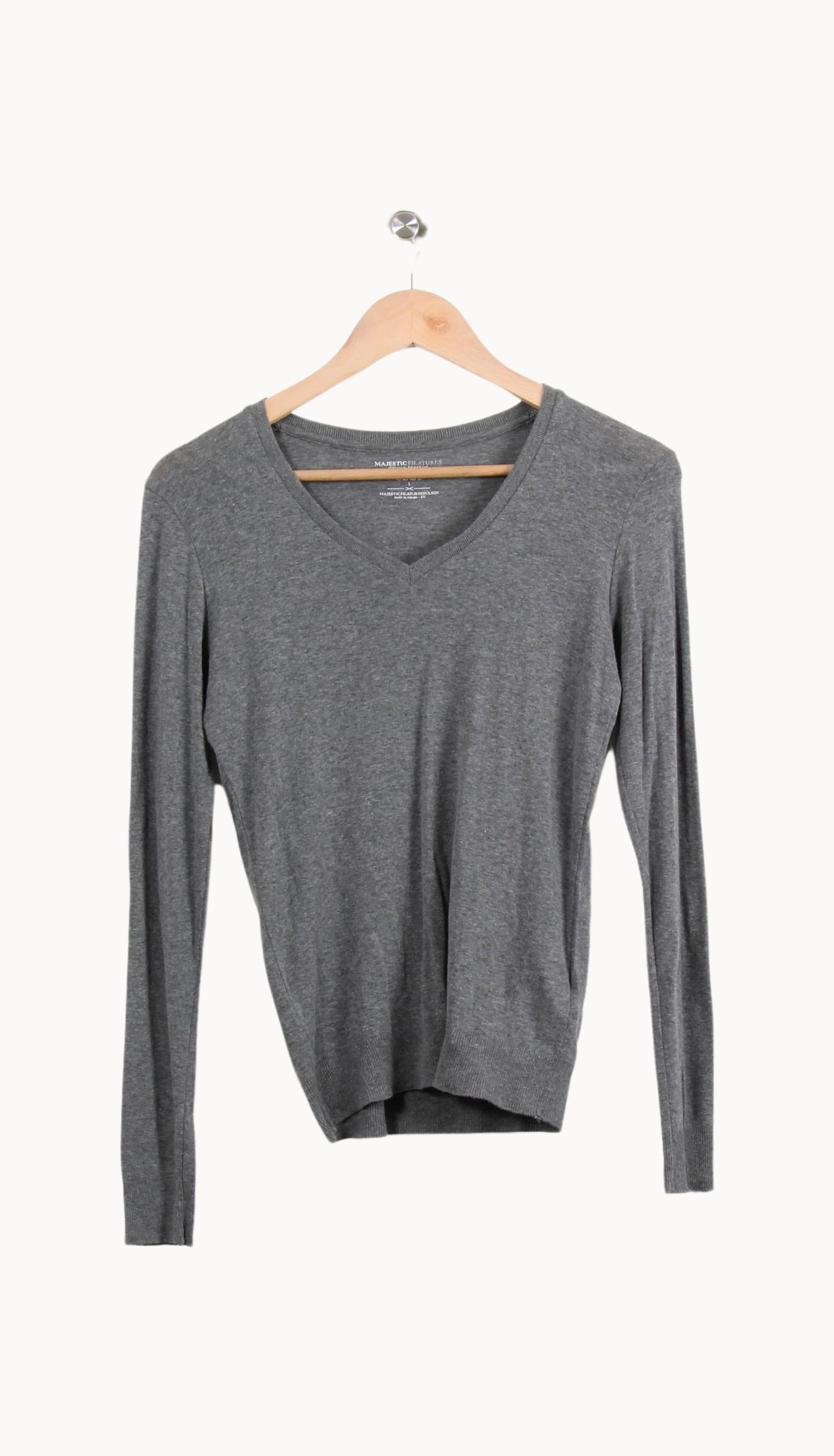 Knitwear MAJESTIC FILATURES - SECONDE MAIN Grey