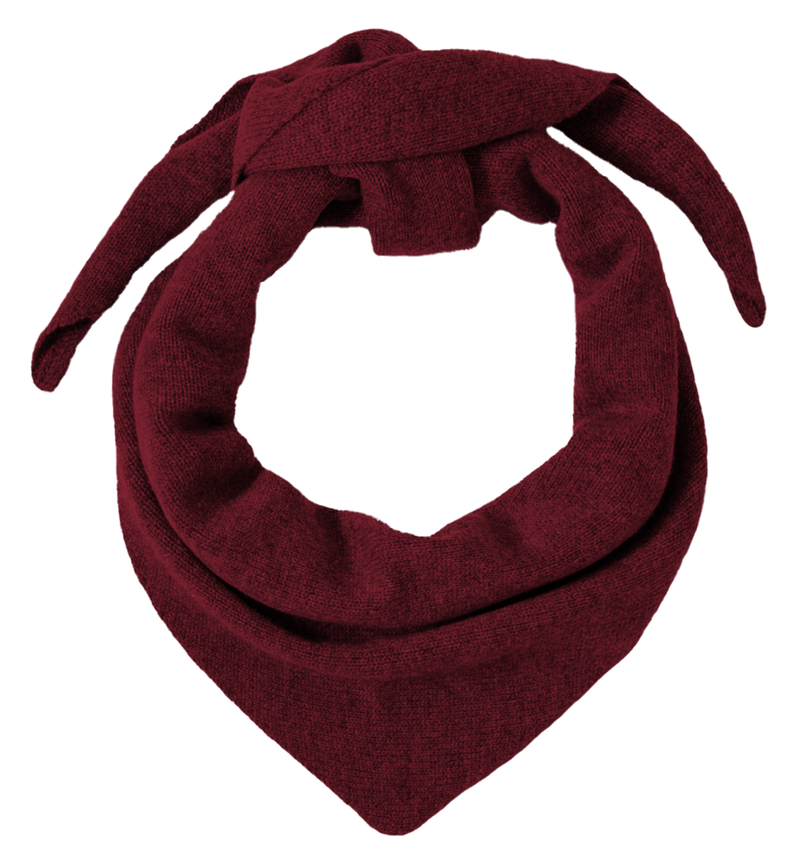 Echarpe en laine et cachemire SELECTED Prune