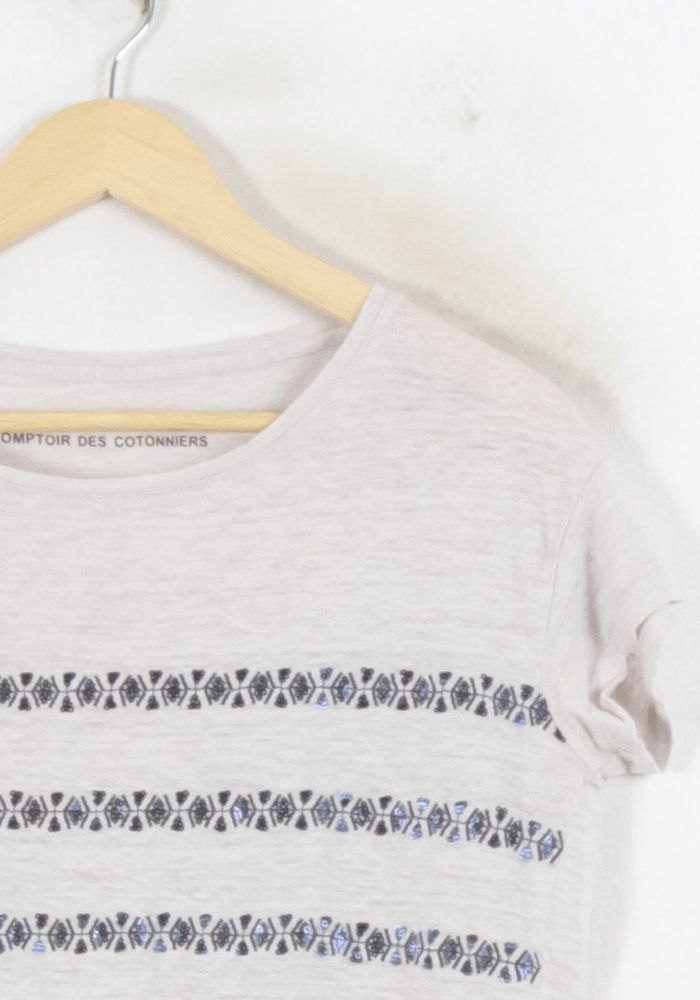 Tommy Badge T-shirt COMPTOIR DES COTONNIERS - Seconde main White