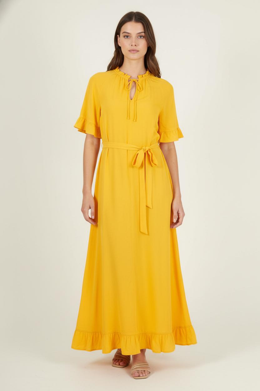 Long dress COMPTOIR DES COTONNIERS - Seconde main Yellow