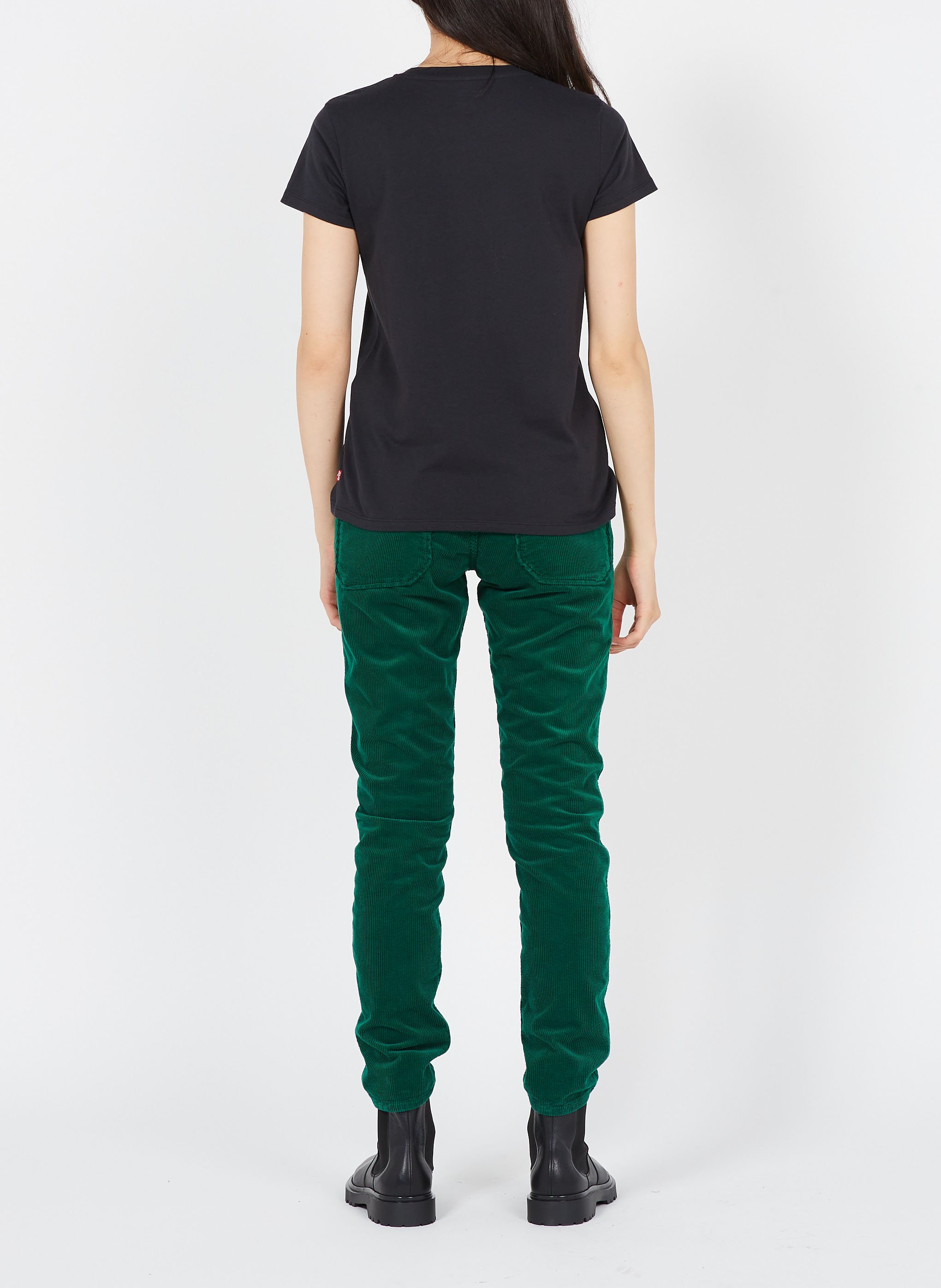 Round-neck cotton T-shirt LEVI&#039;S Black