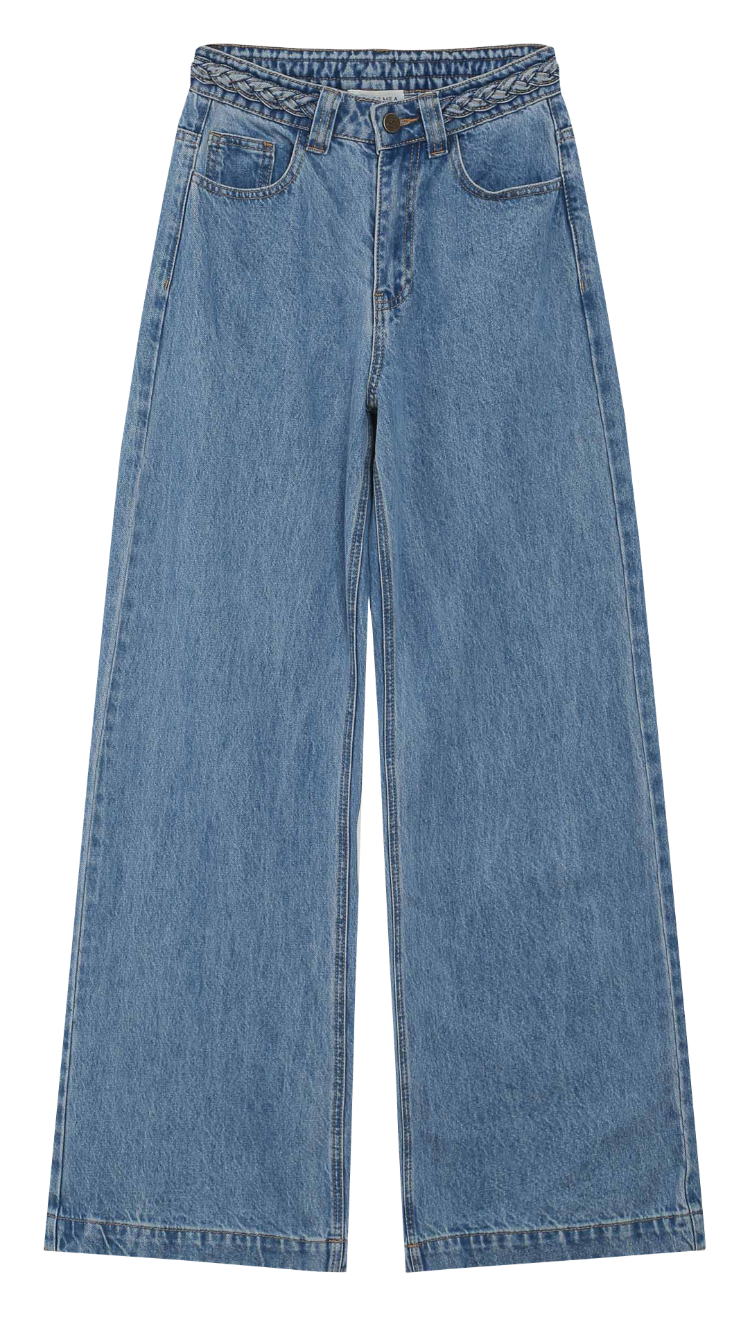 Weite Jeans aus Denim GRACE ET MILA Blau