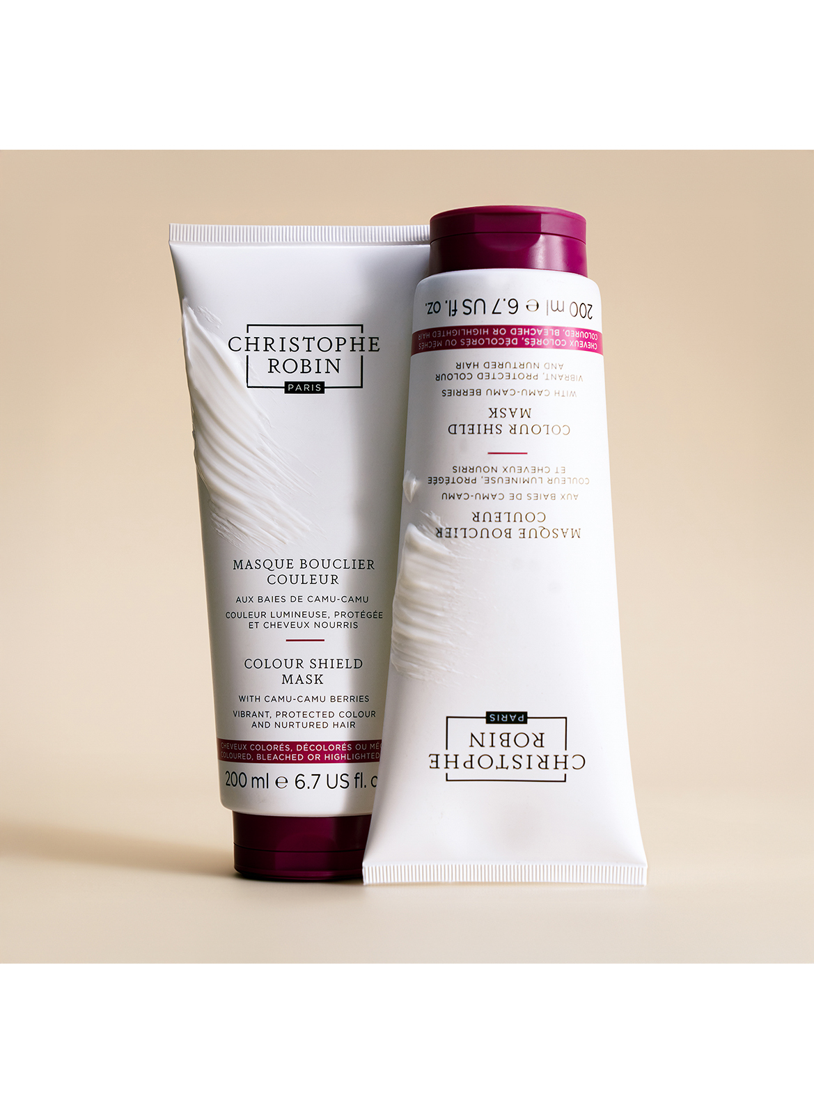 Masque bouclier couleur aux baies de camu-camu CHRISTOPHE ROBIN No color