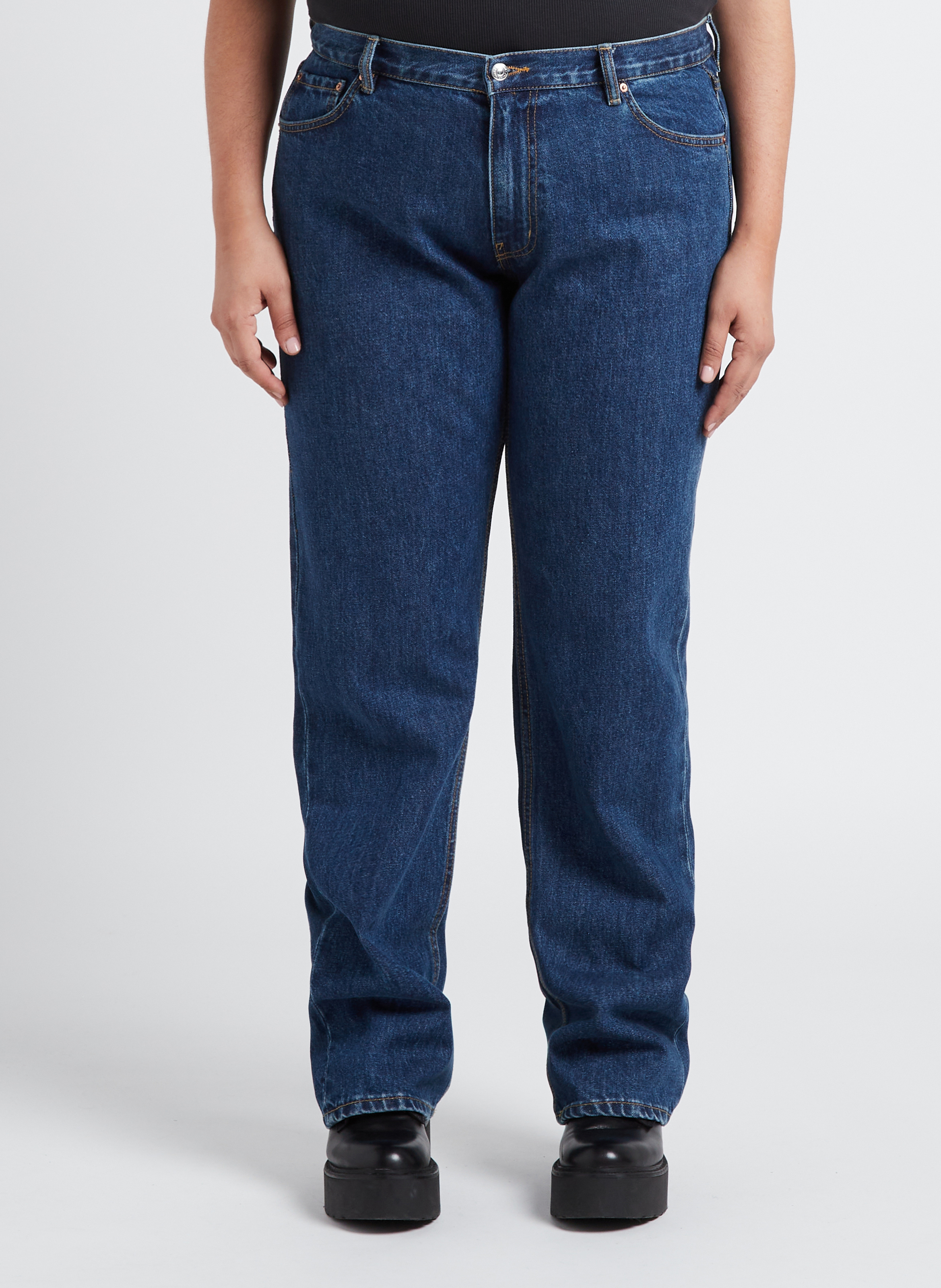 Jean droit en coton GINA TRICOT