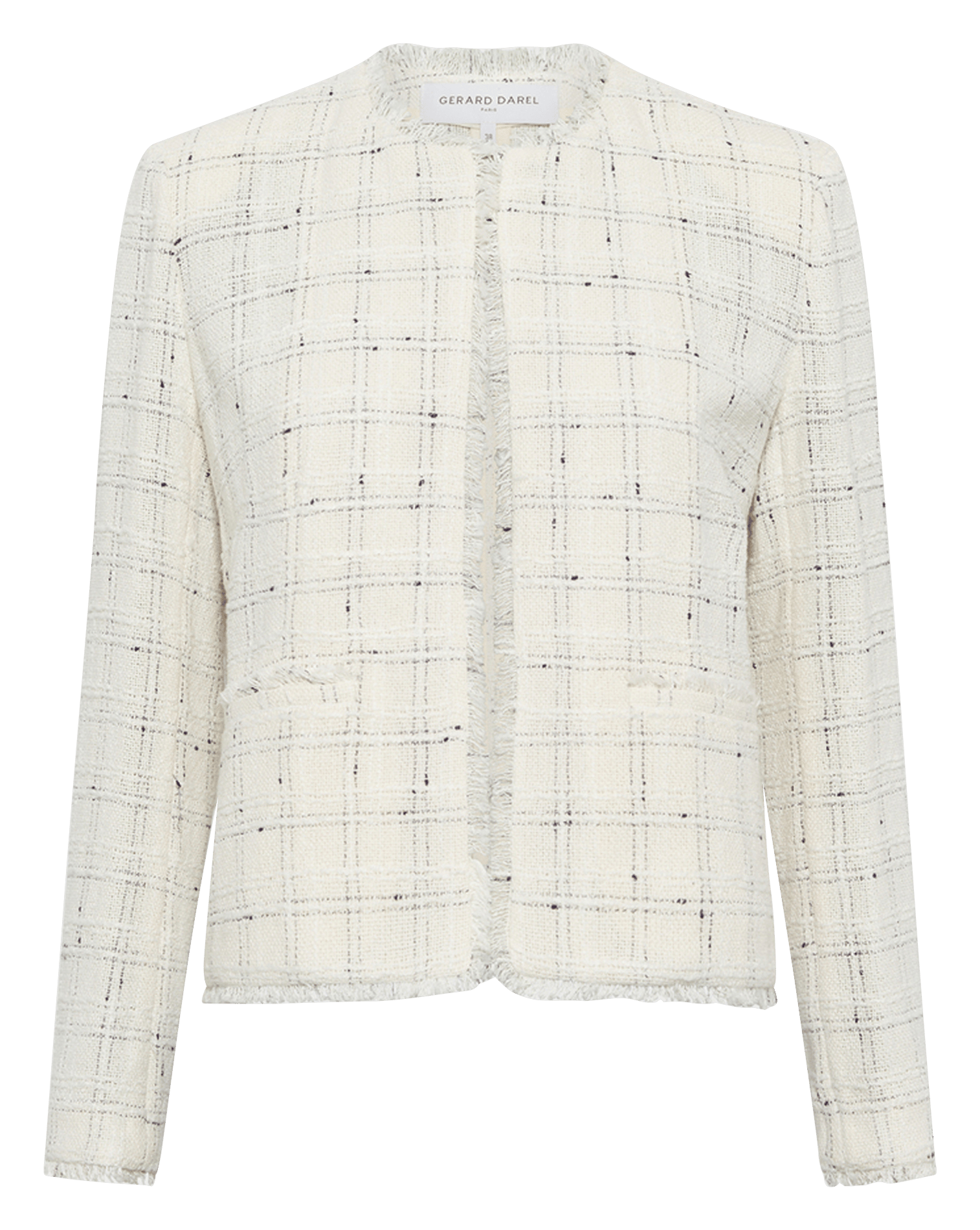 Cotton-blend jacket with Victorian collar GERARD DAREL Beige