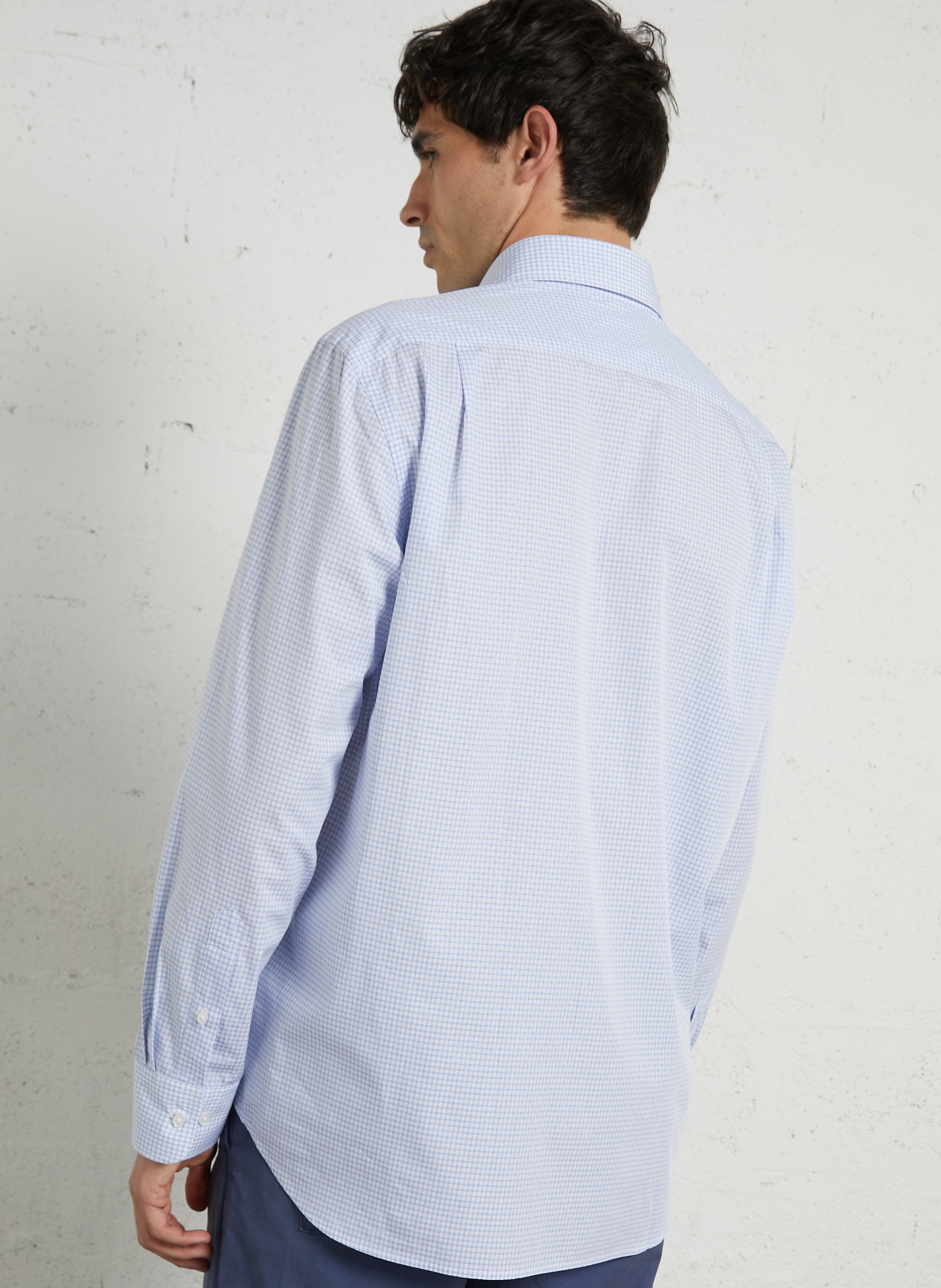 Chemise droite en coton EDEN PARK Rose