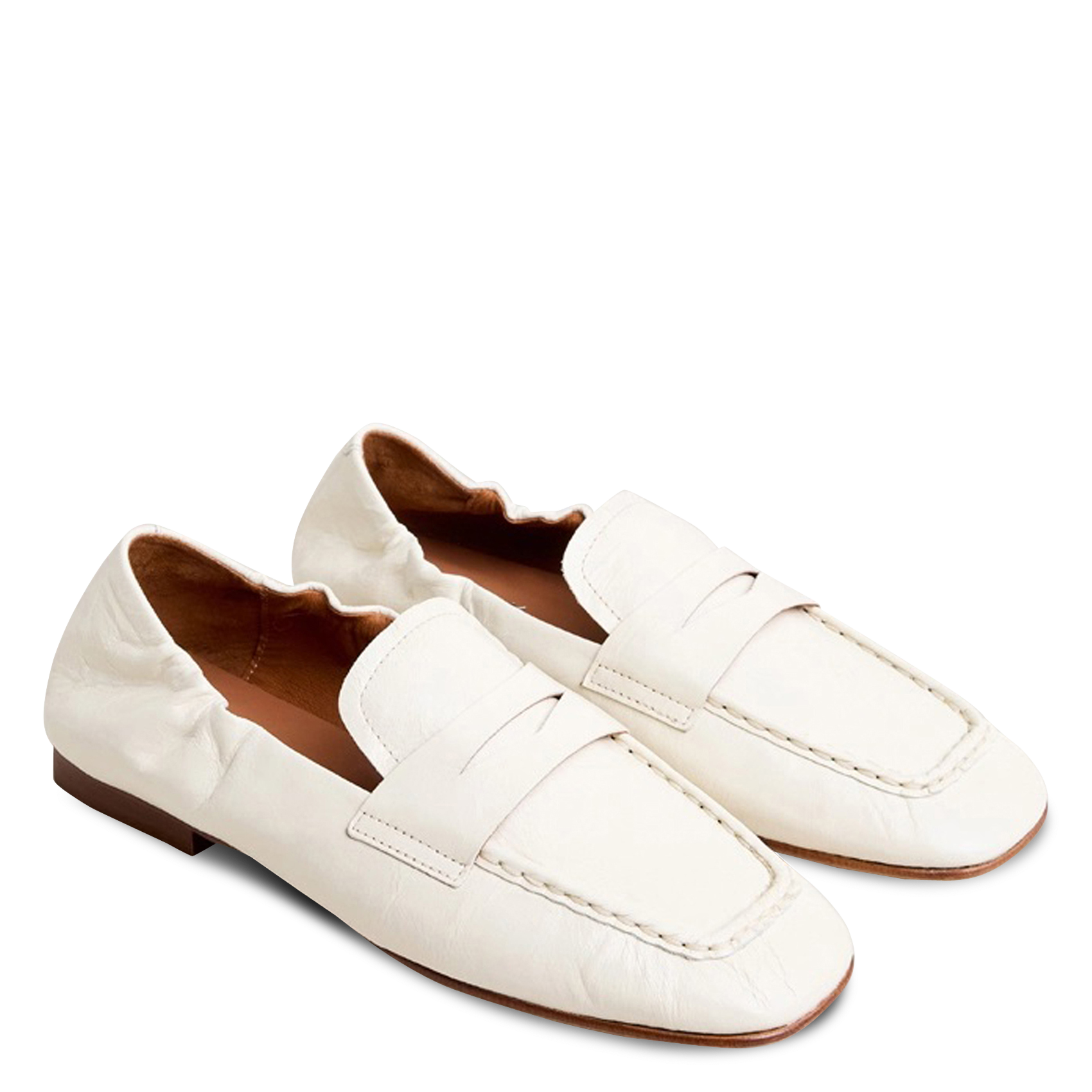 Mocassins en cuir JONAK Blanc