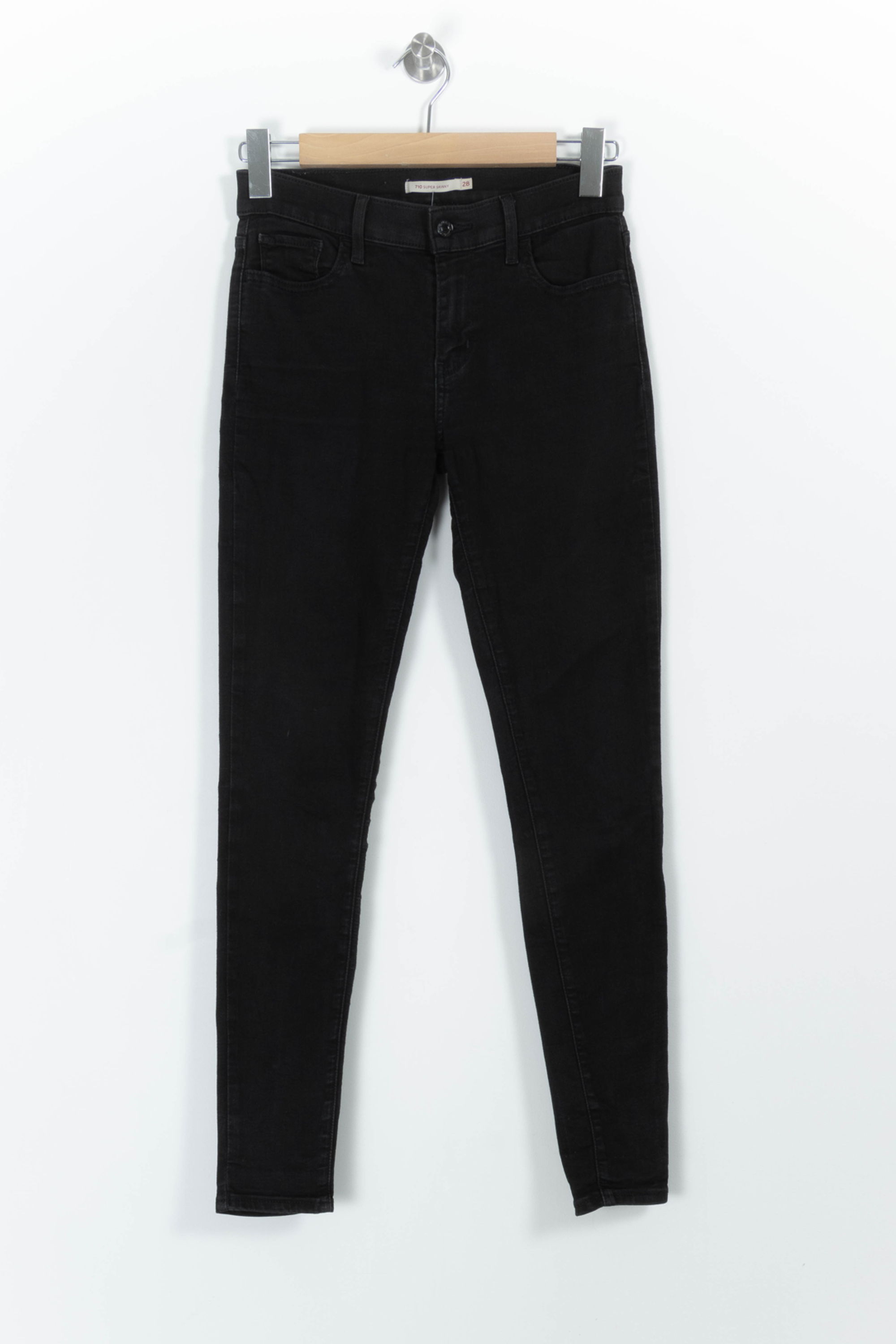 Cropped slim jeans with studs LEVI'S - Seconde main Black