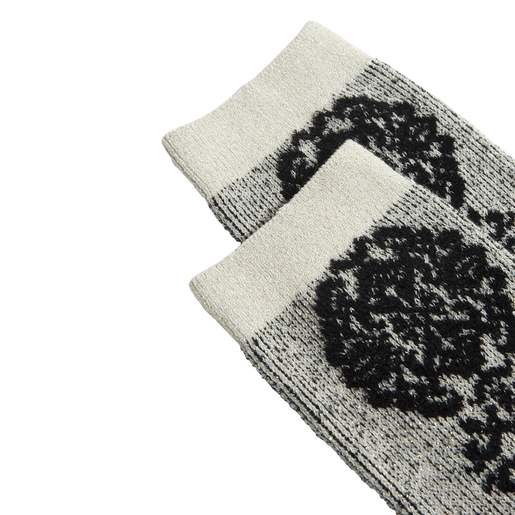 Chaussettes brodées ANT45 Blanc