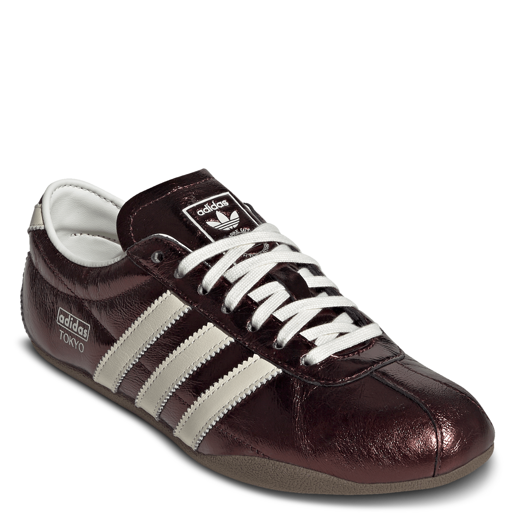 Baskets basses métallisées ADIDAS Marron