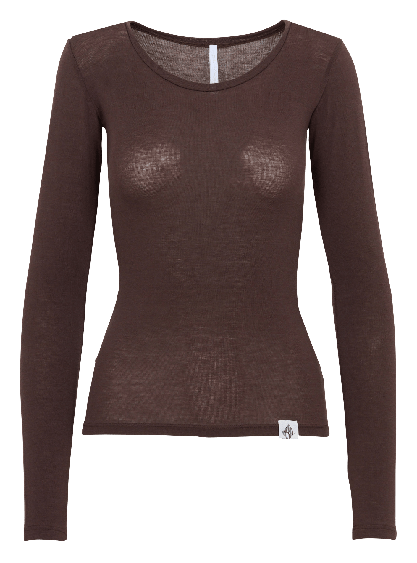 Round-neck wool-blend T-shirt IMPERIAL